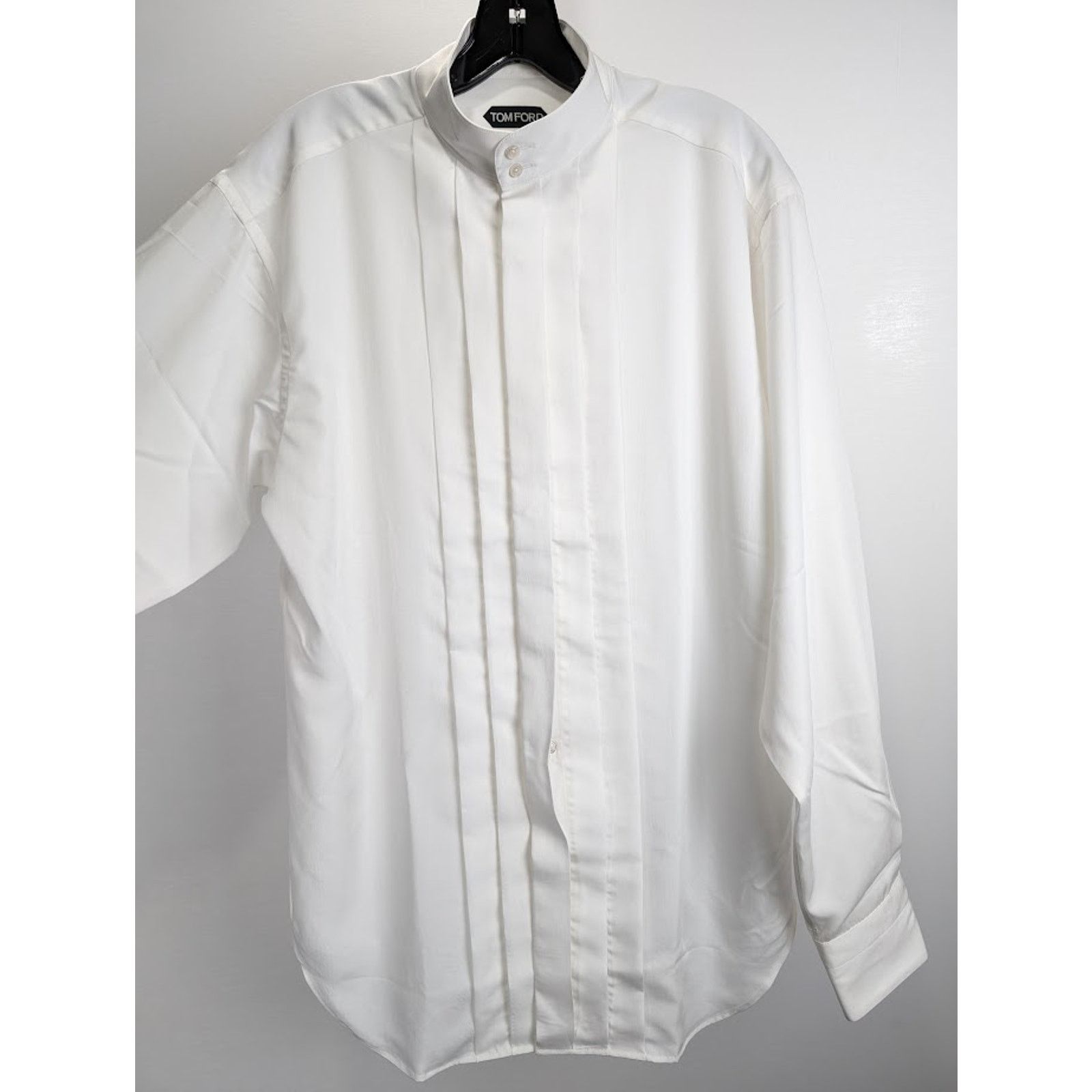Tom Ford o1rshd1 Button Shirt in White Size US M / EU 48-50 / 2 - 8 Thumbnail