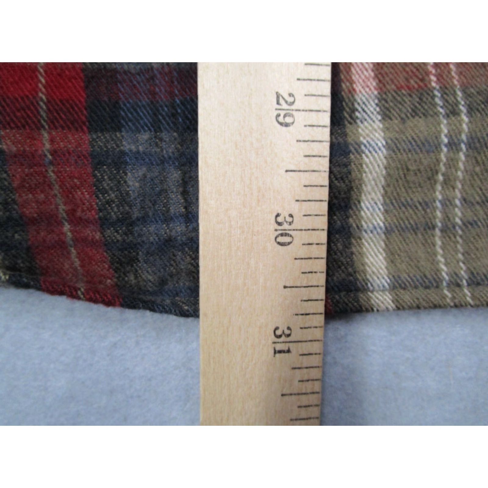 Vintage VINTAGE Woolrich Shirt Mens XL Green Plaid Button-Up Heavyweight Flannel 100% Cotton Short Sleeve Casual 90s Bohemian Grunge Nature Retro Mens Size US XL / EU 56 / 4 - 6 Thumbnail
