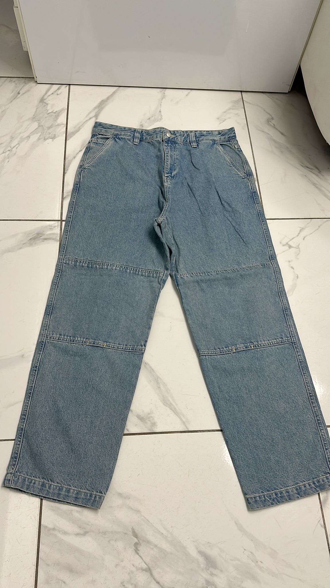Stussy Stussy Double Knee Work Pant Light Blue Size 30 Size US 30 / EU 46 - 5 Thumbnail