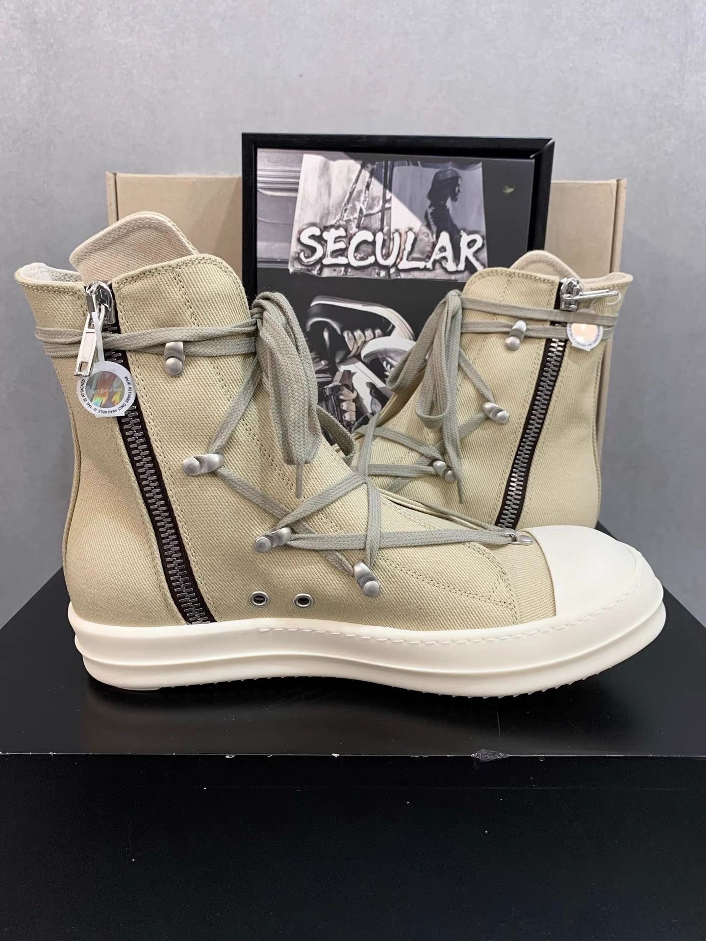 Rick Owens Rick Owens Pentagram High-Top Sneakers K34 Size US 6 / IT 36 - 5 Thumbnail