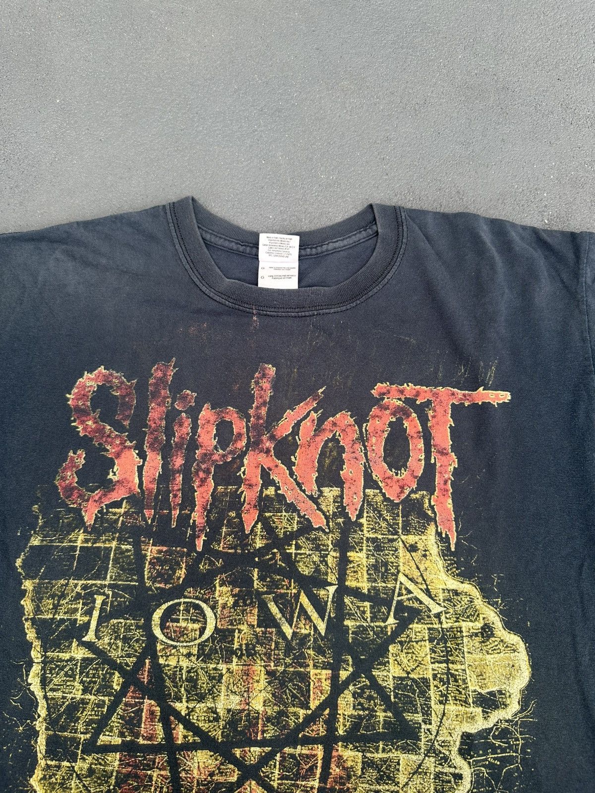 Band Tees Vintage Y2K Slipknot "IOWA MAP" Band Tees Size US L / EU 52-54 / 3 - 3 Thumbnail