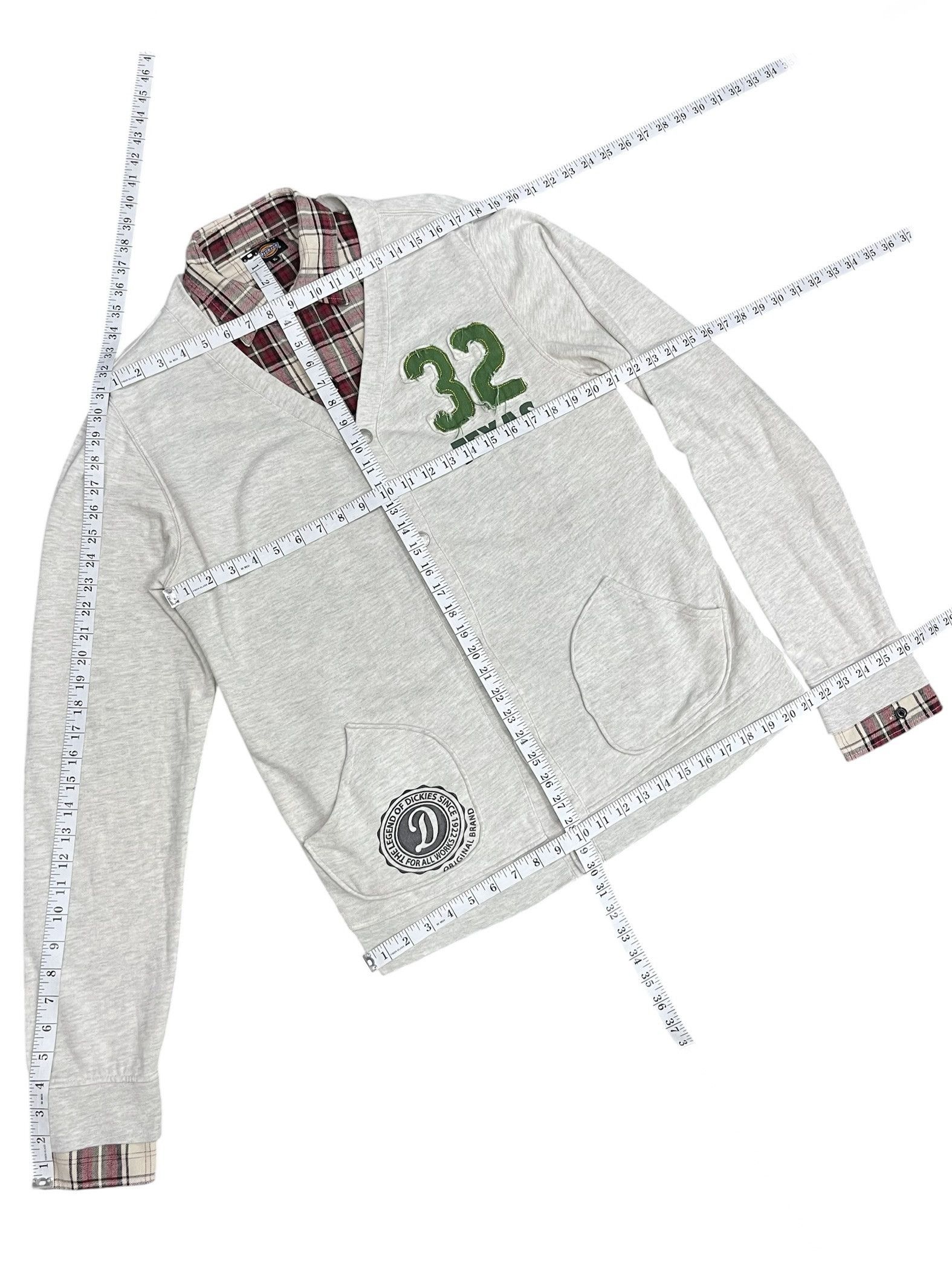 Dickies 🔥Rare Dickies Double Layer 32Texas Hybrid Cardigan Jacket Size M / US 6-8 / IT 42-44 - 16 Thumbnail