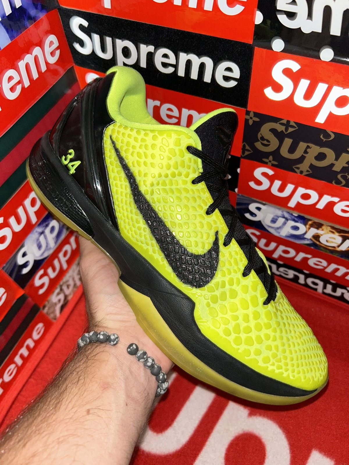 Nike Nike Zoom Kobe 6 VI iD ‘Neon Grinch’ 446897-992 12 nikeID Size US 12 / EU 45 - 9 Thumbnail