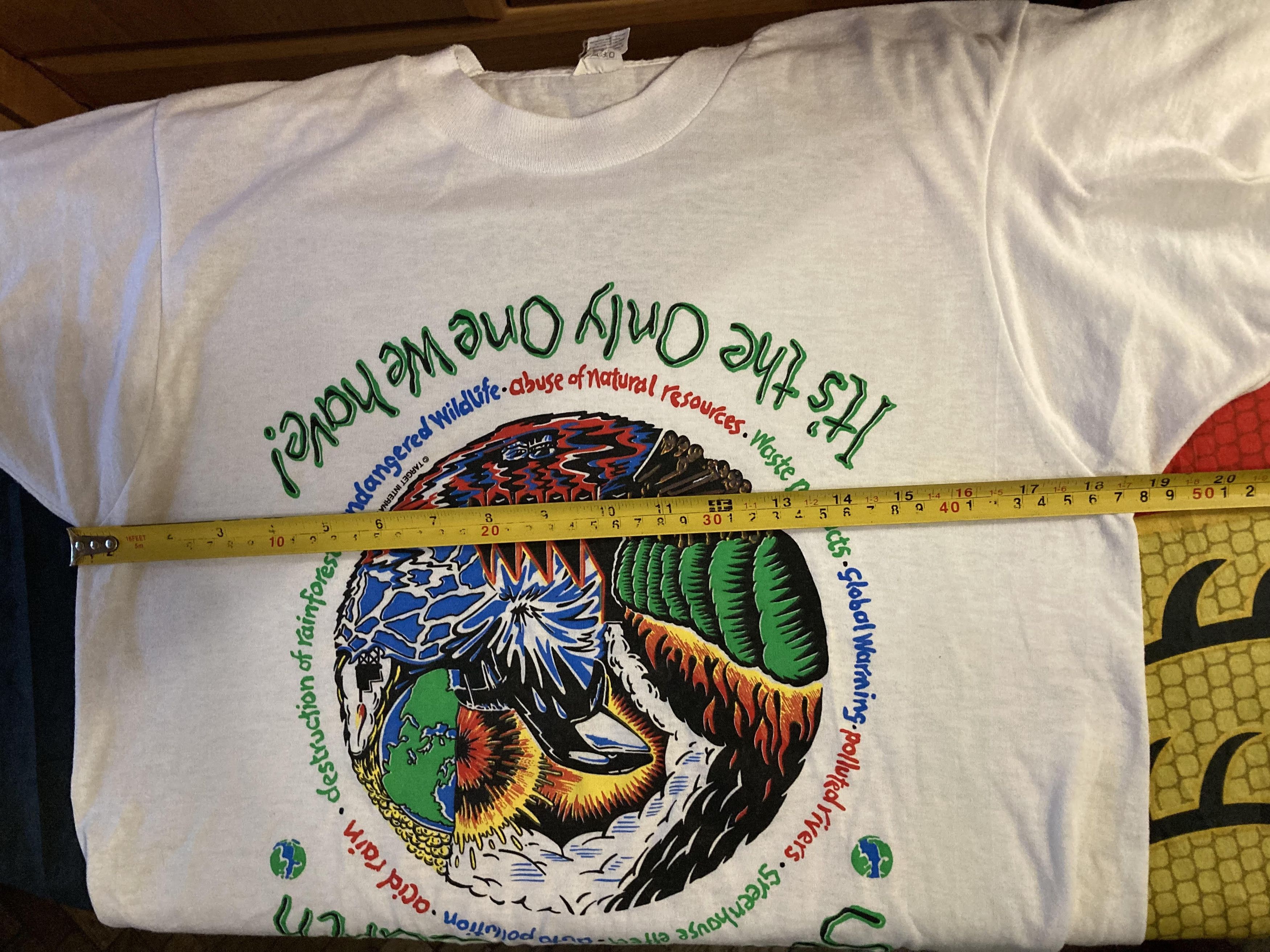 Vintage Vintage Target international Save Our Earth 1991 T-shirt Size US M / EU 48-50 / 2 - 6 Thumbnail