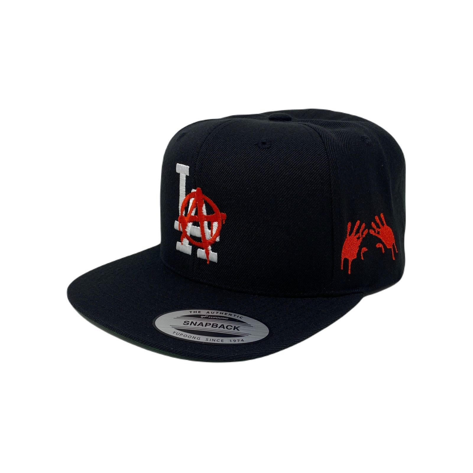 Other Los Angeles LA Anarchy Bloody Hands Snapback Hat Size ONE SIZE - 2 Thumbnail