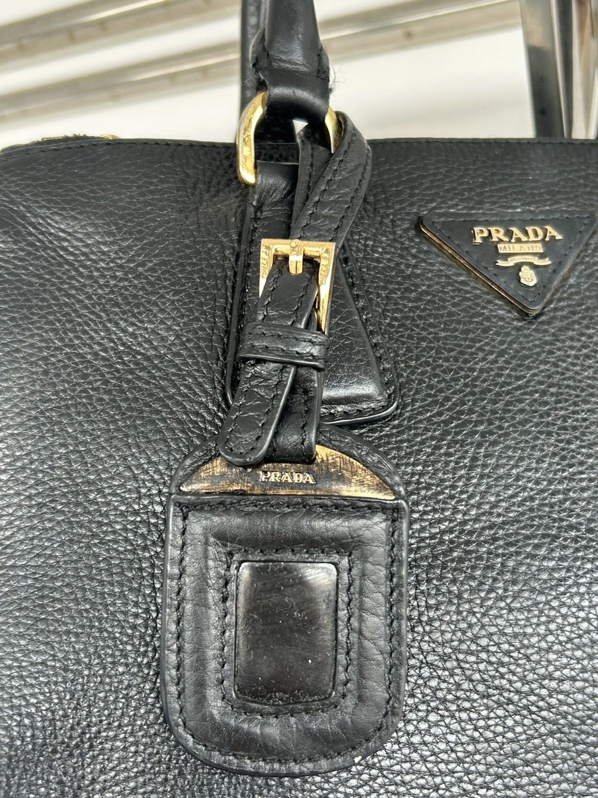 Prada Prada Vitello Daino leather handbag Size ONE SIZE - 3 Thumbnail