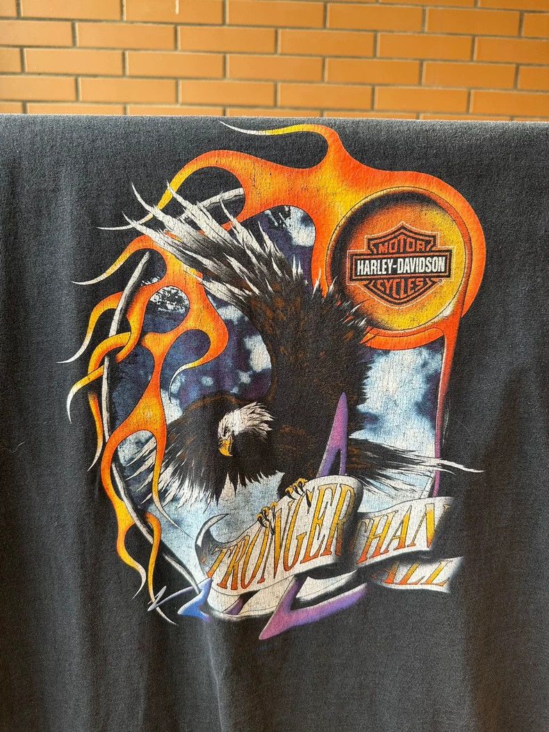 Vintage VintageTee 90s Harley 2505-Nextarrow Size US XL / EU 56 / 4 - 4 Thumbnail