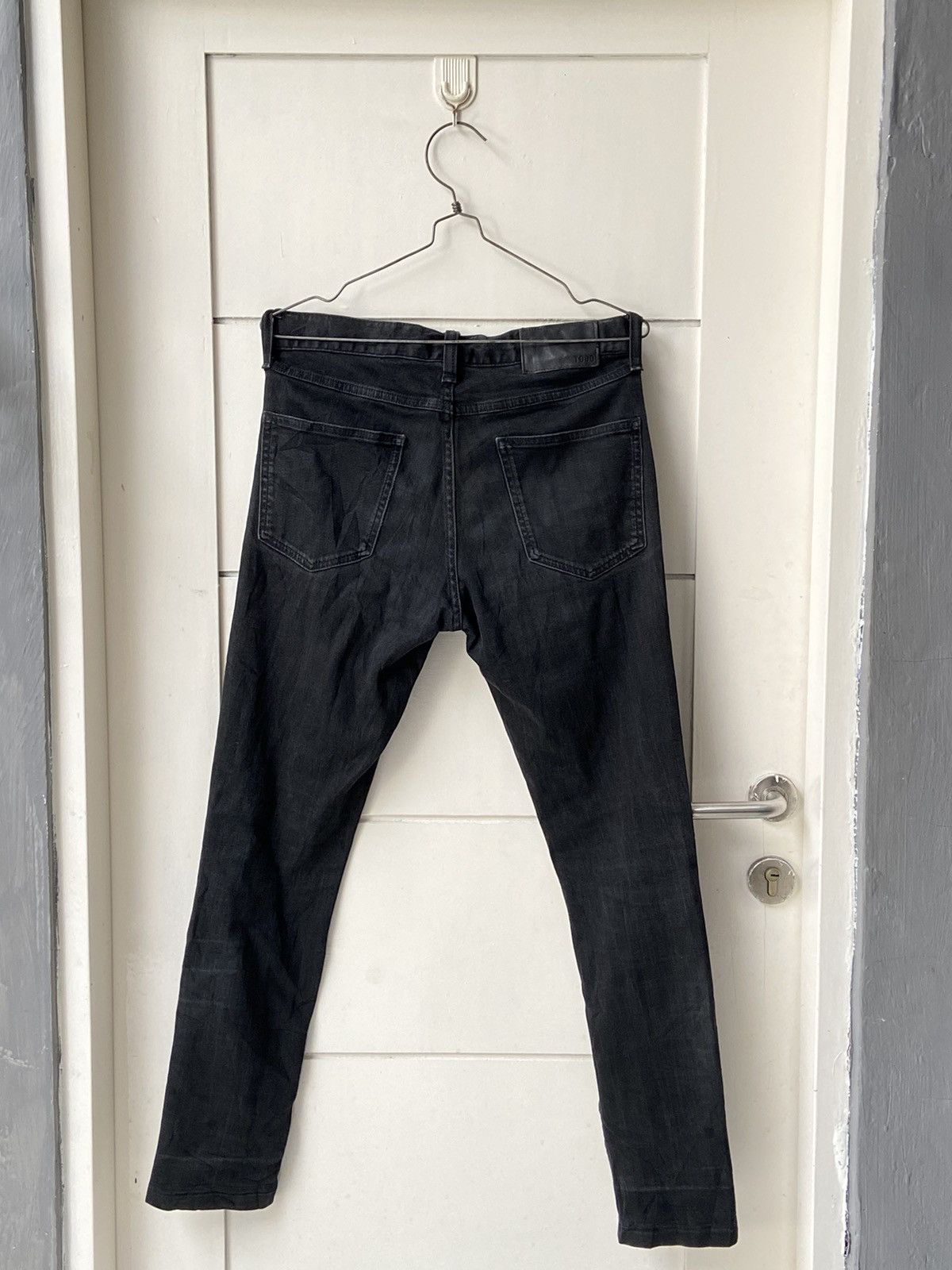 Uniqlo UNIQLO T-000 Black Skinny Denim Jeans Size US 30 / EU 46 - 4 Thumbnail