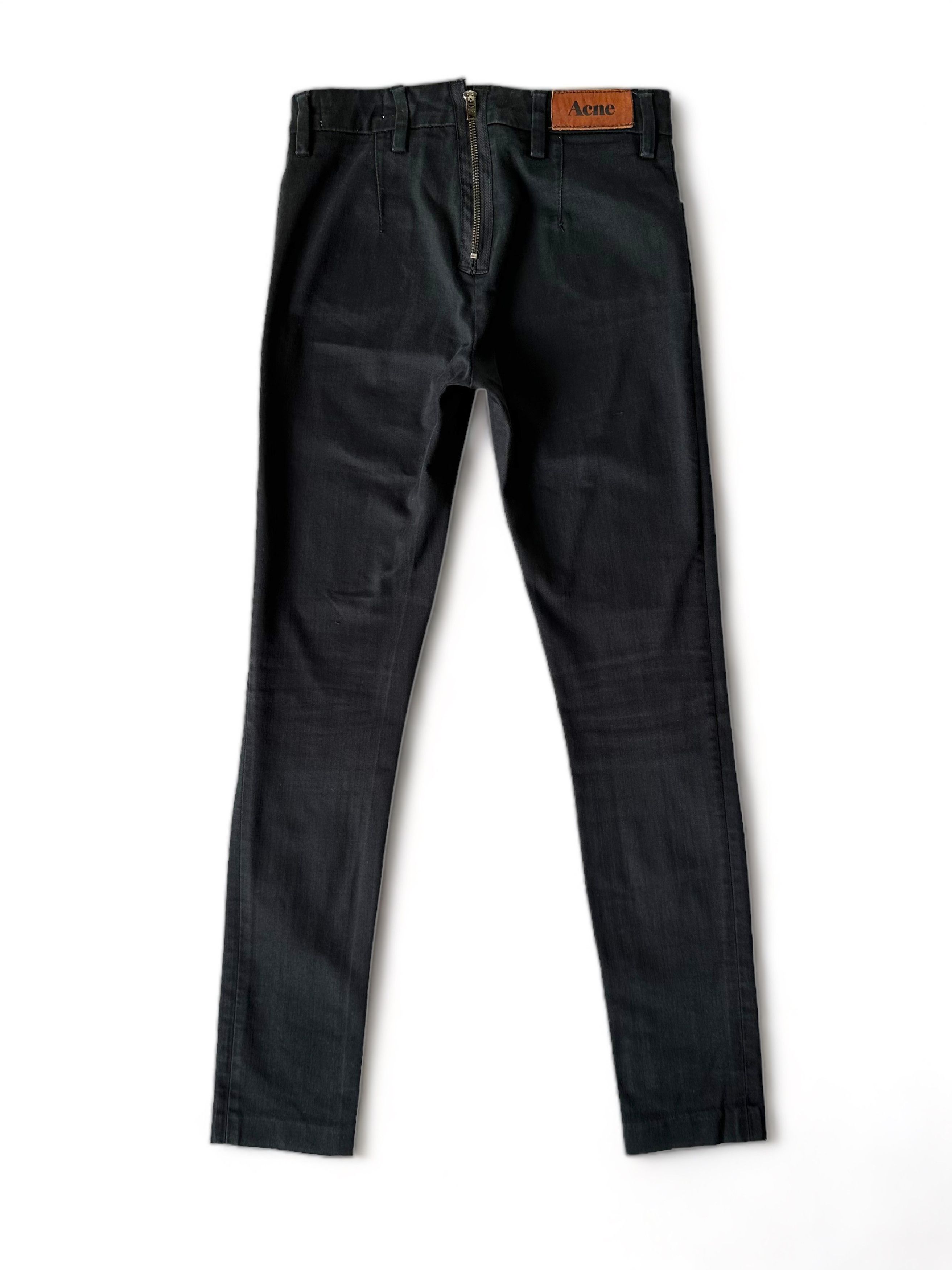 Acne Studios ACNE STUDIOS Skin Wet Black Slim Jeans 27/32 Size 27" / US 4 / IT 40 - 2 Thumbnail