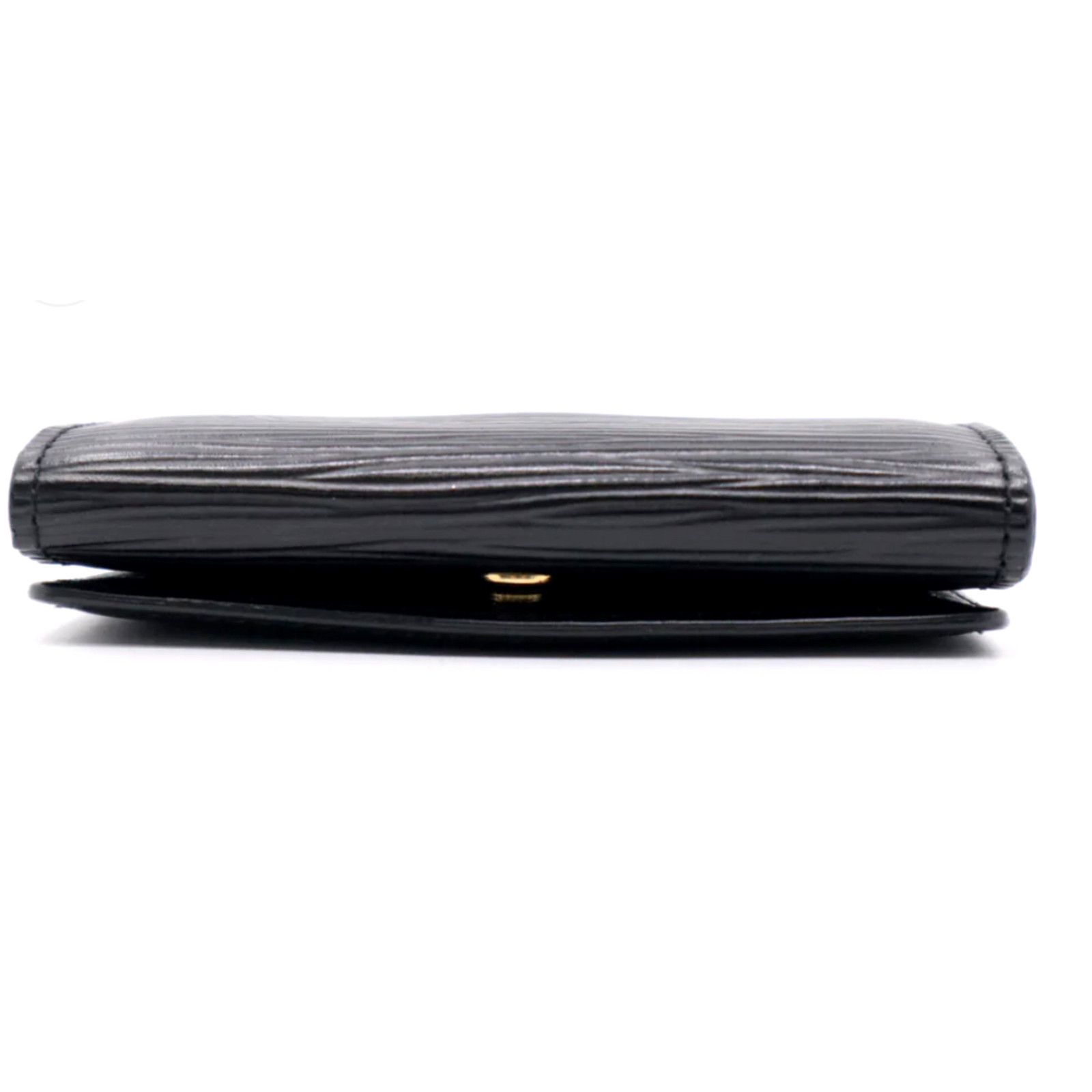 Louis Vuitton Louis Vuitton Ludlow Compact Epi Leather Coin Wallet Black Size ONE SIZE - 5 Thumbnail