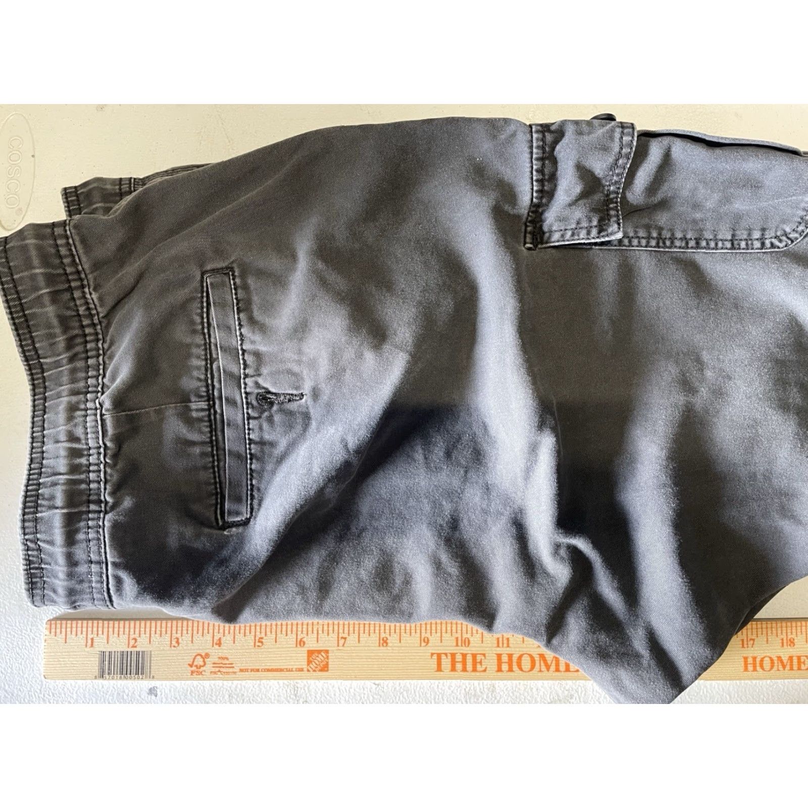 Vintage American Rag Gray Cargo Pants Men XL 100% Cotton Regular Inseam 37 in Size US 36 / EU 52 - 4 Thumbnail
