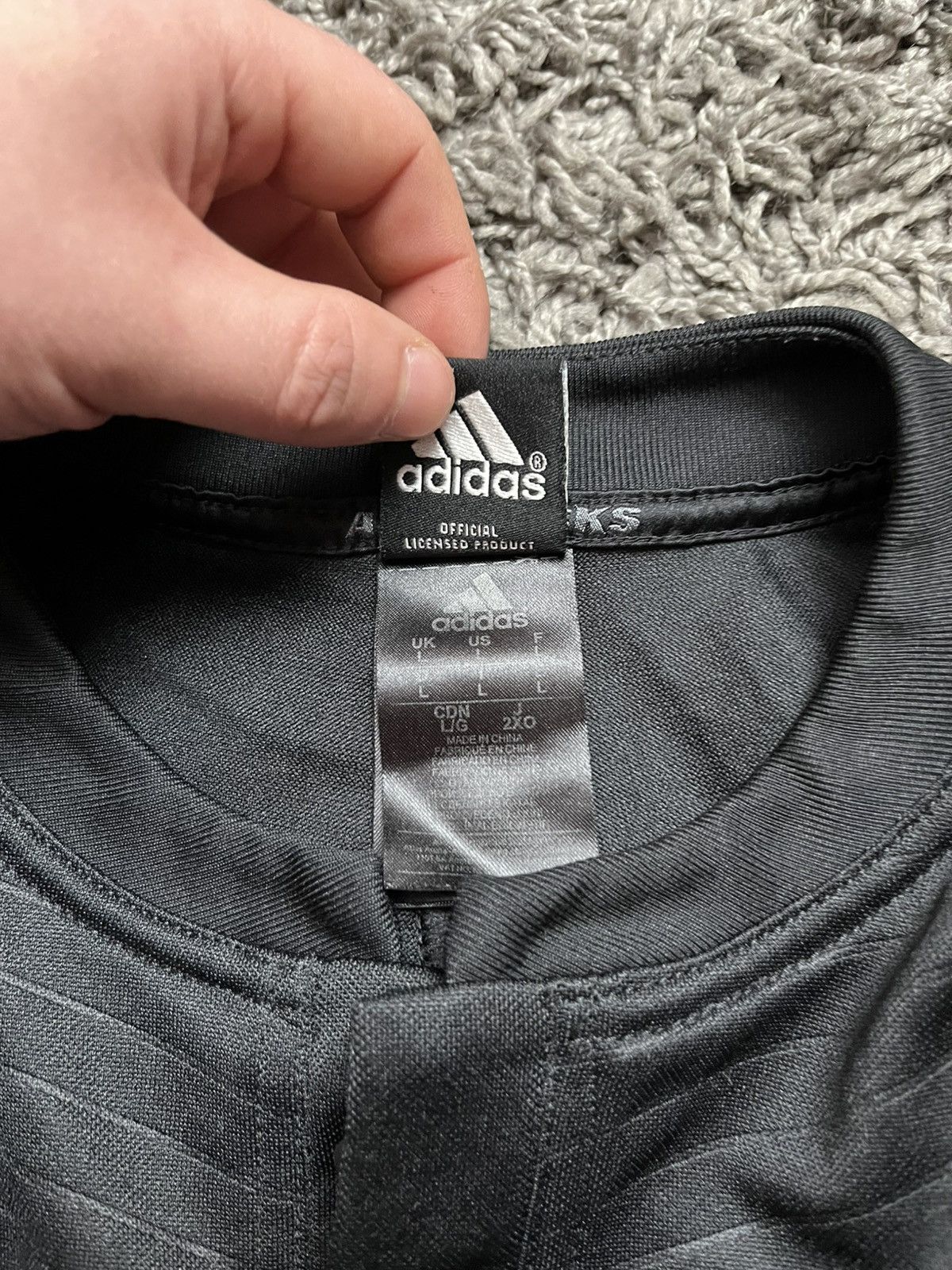 Adidas Adidas New Zealand All Blacks Rugby World Cup 2015 Jersey Size US L / EU 52-54 / 3 - 6 Thumbnail