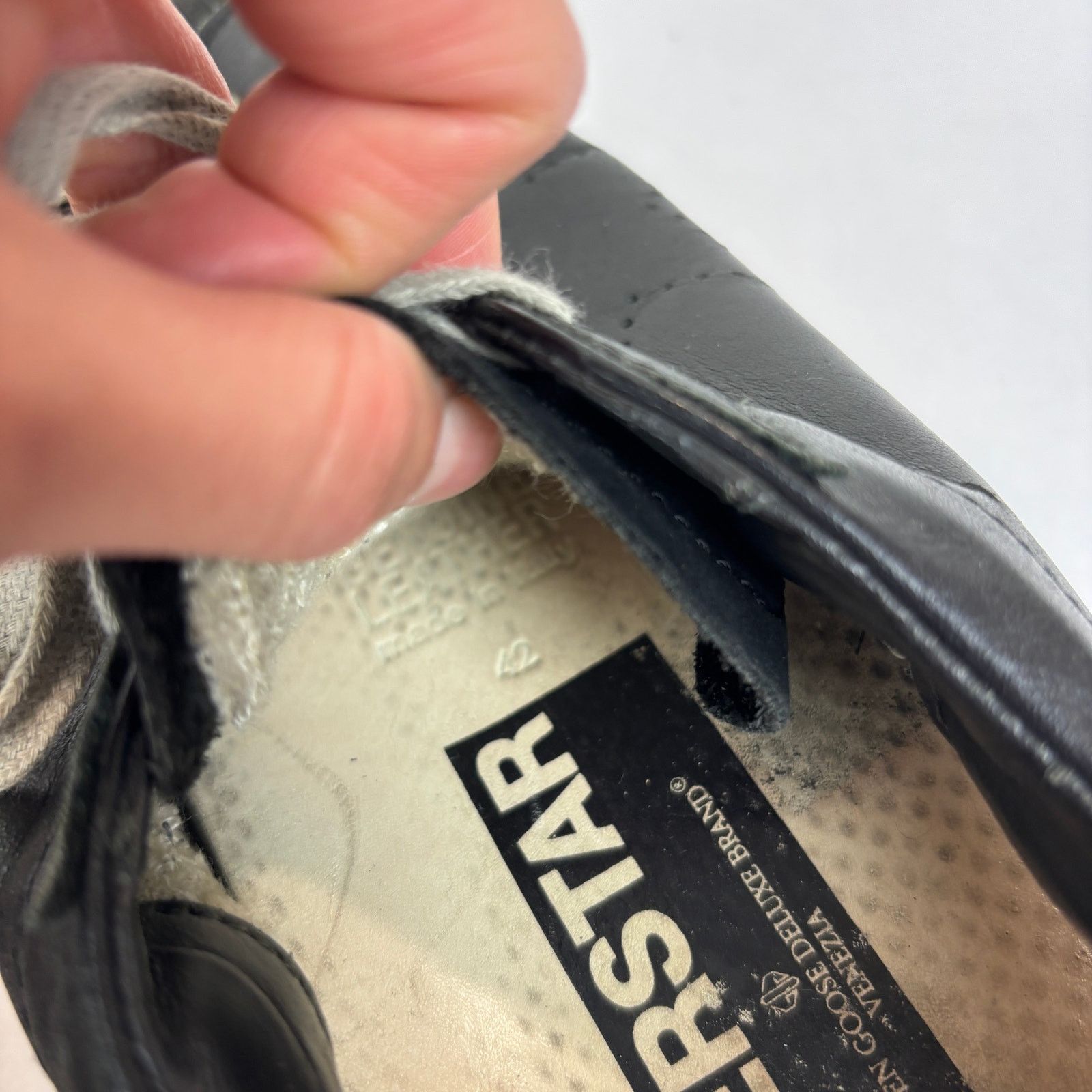 Golden Goose Golden Goose Superstar GGDB Black Leather Sneakers 42 US 9 Size US 9 / EU 42 - 9 Thumbnail