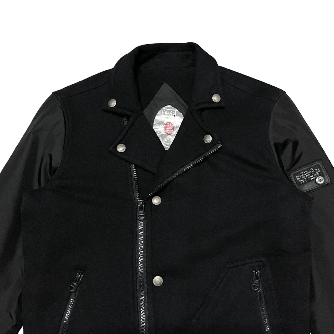 Diesel Vintage Diesel Only The Brave Motorcycle Rider Jacket Size US M / EU 48-50 / 2 - 2 Thumbnail
