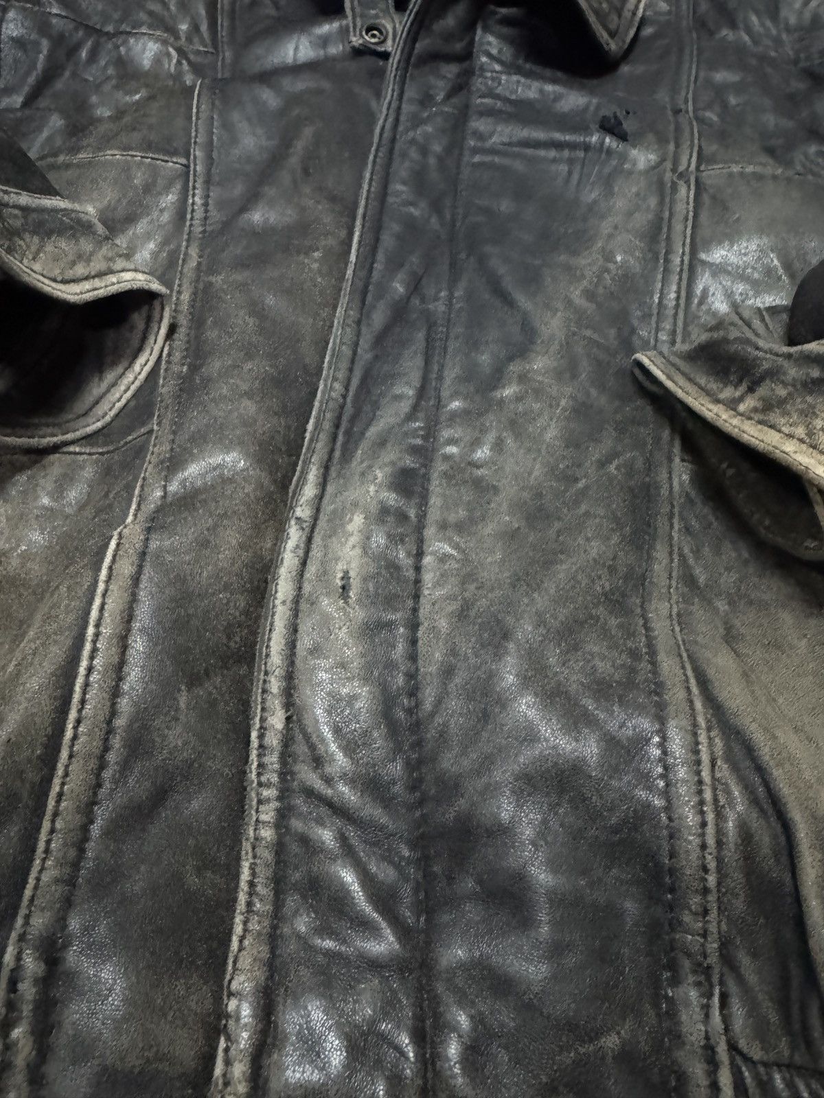 VINTAGE VALENTINO UOMO LEATHER JACKET
