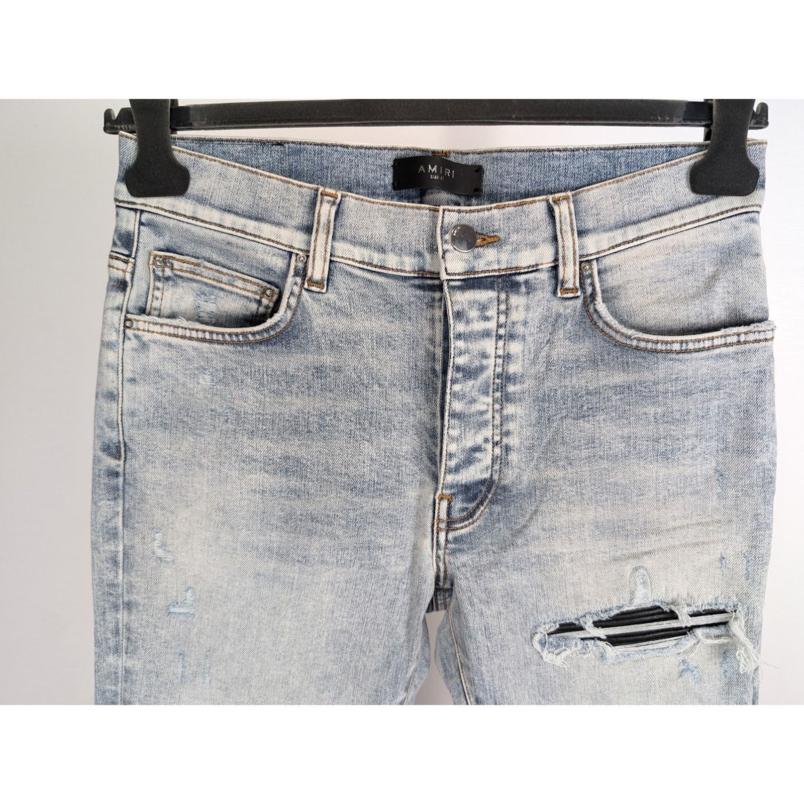 Amiri o1rshd1 MX1 Jeans in Stone Indigo Size US 33 - 11 Thumbnail