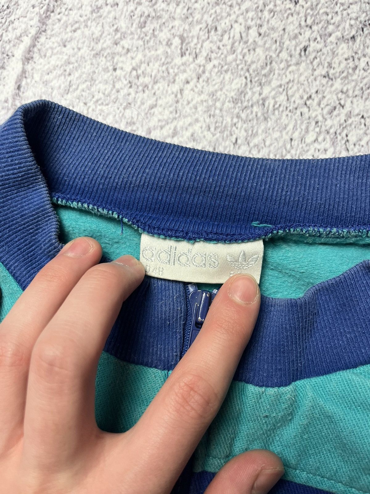 Adidas Vintage Adidas Sports Sweatshirt Half Y2K zip 90s 80s Size US M / EU 48-50 / 2 - 14 Thumbnail