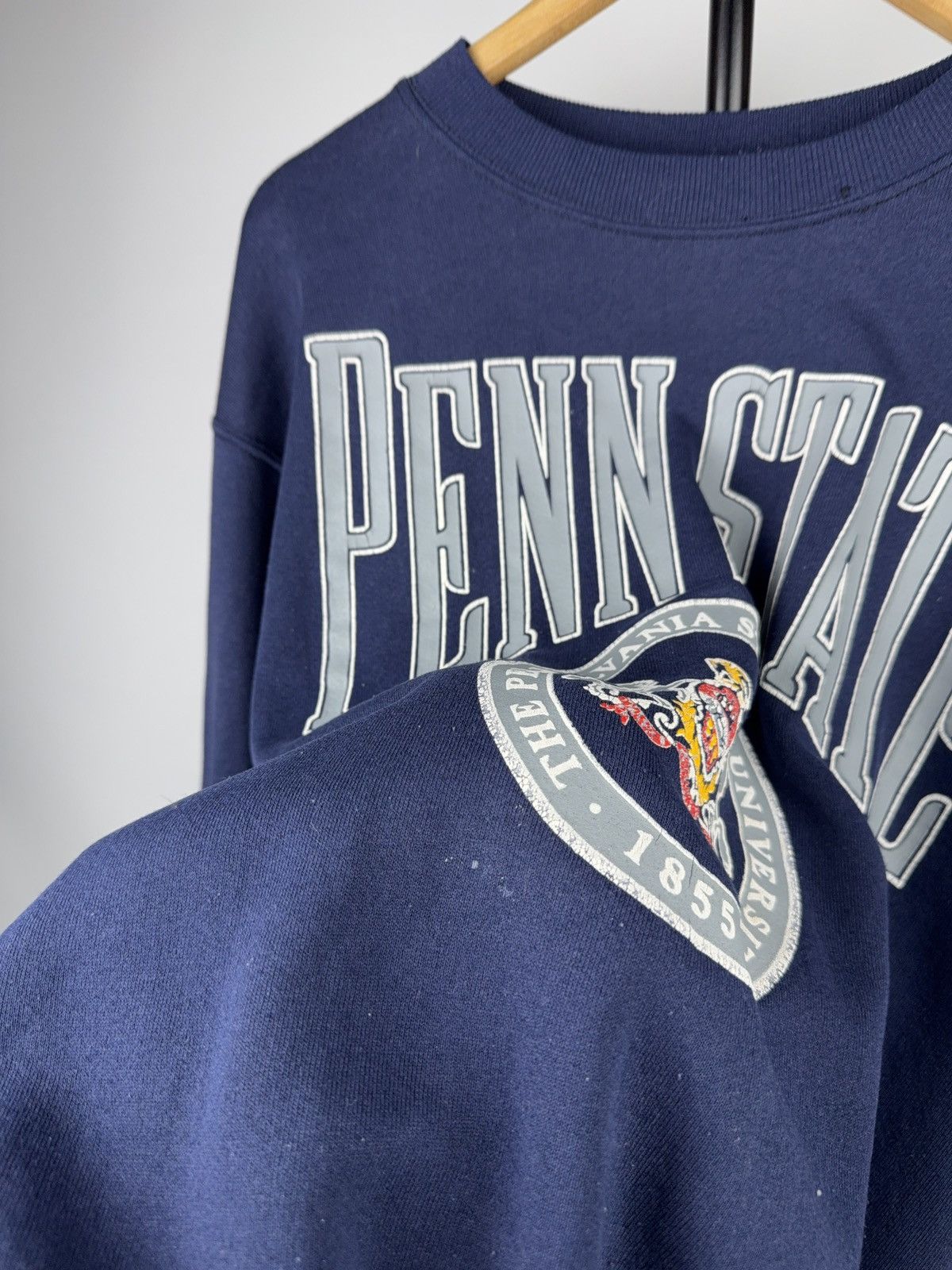 Vintage 90s Vintage Penn State University Crewneck Sweatshirt USA Size US L / EU 52-54 / 3 - 6 Thumbnail