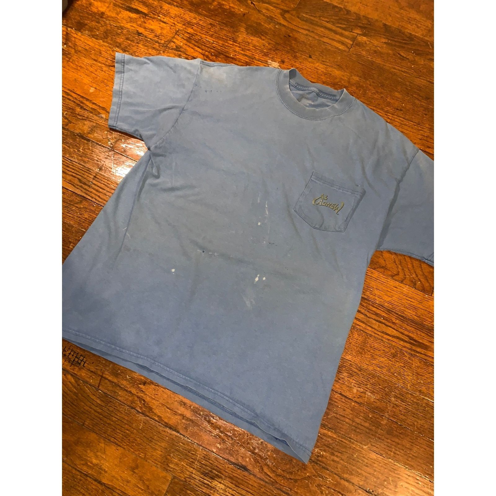Other × Vintage Bass Fish T Shirt 2007 Vtg Fishing Pocket Tee Distressed L Size US L / EU 52-54 / 3 - 5 Thumbnail