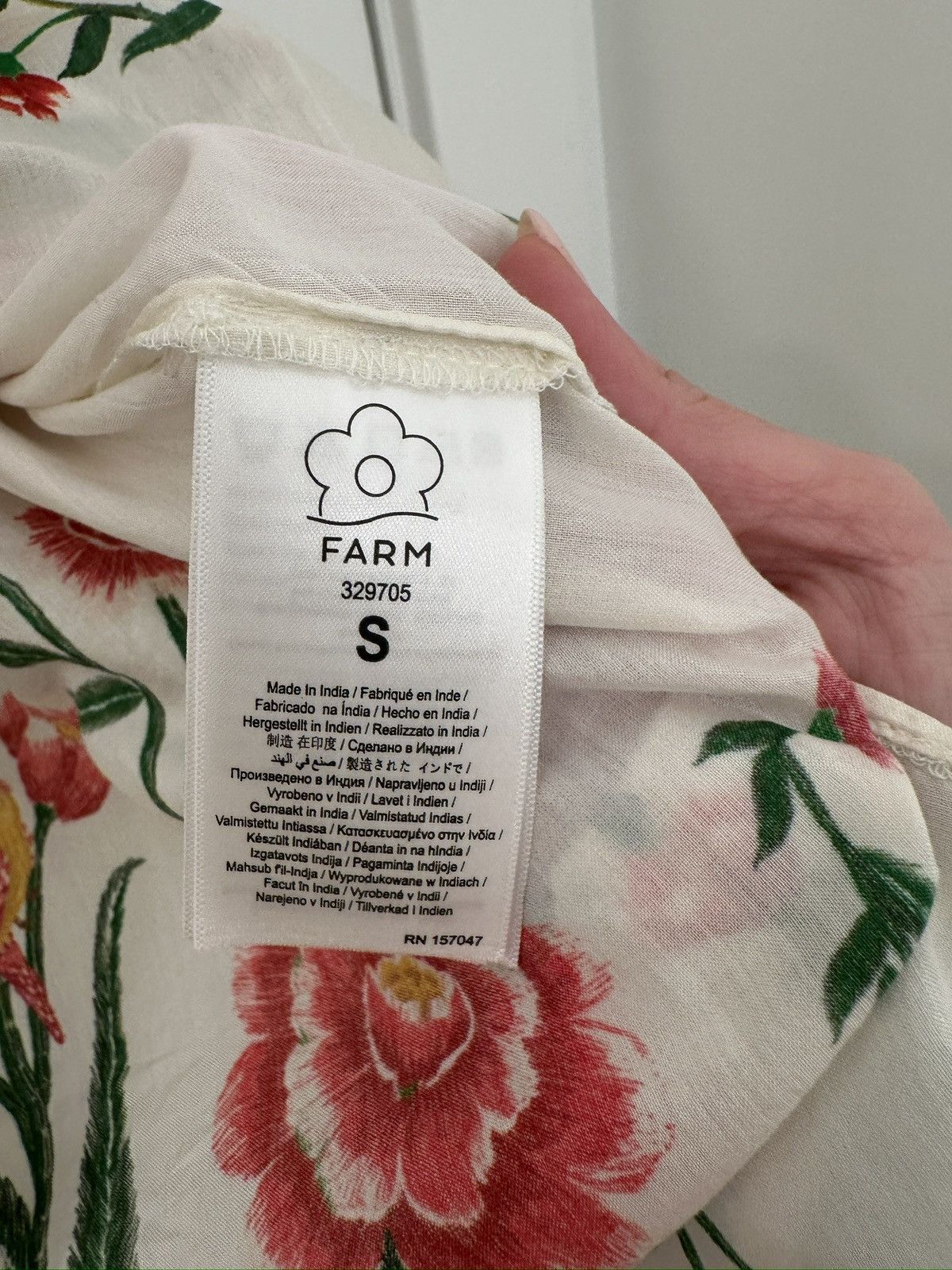 Farm Rio Farm Rio Ainika Floral Embroidered Shirt Size S / US 4 / IT 40 - 8 Thumbnail