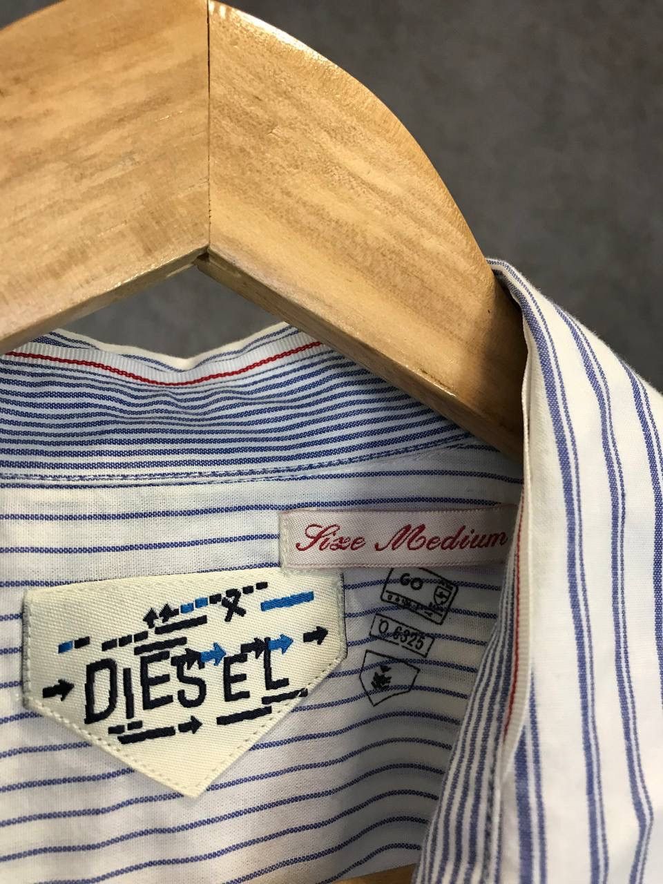 Diesel × Vintage Diesel vintage designer striped shirt Size US S / EU 44-46 / 1 - 5 Thumbnail