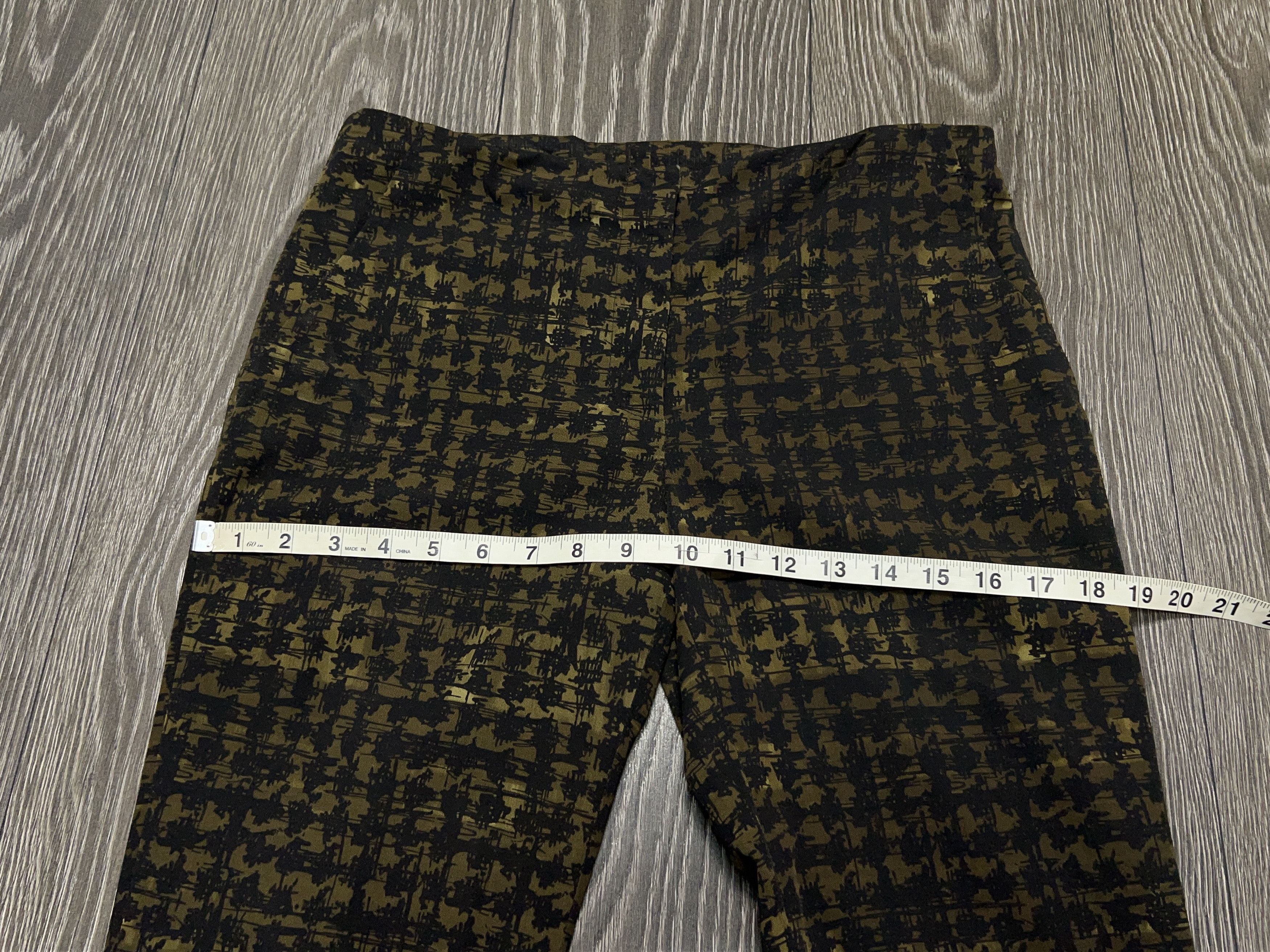 Prada Designer Abstract Houndstooth Print Pants Formal Trousers Size 28" / US 6 / IT 42 - 11 Thumbnail