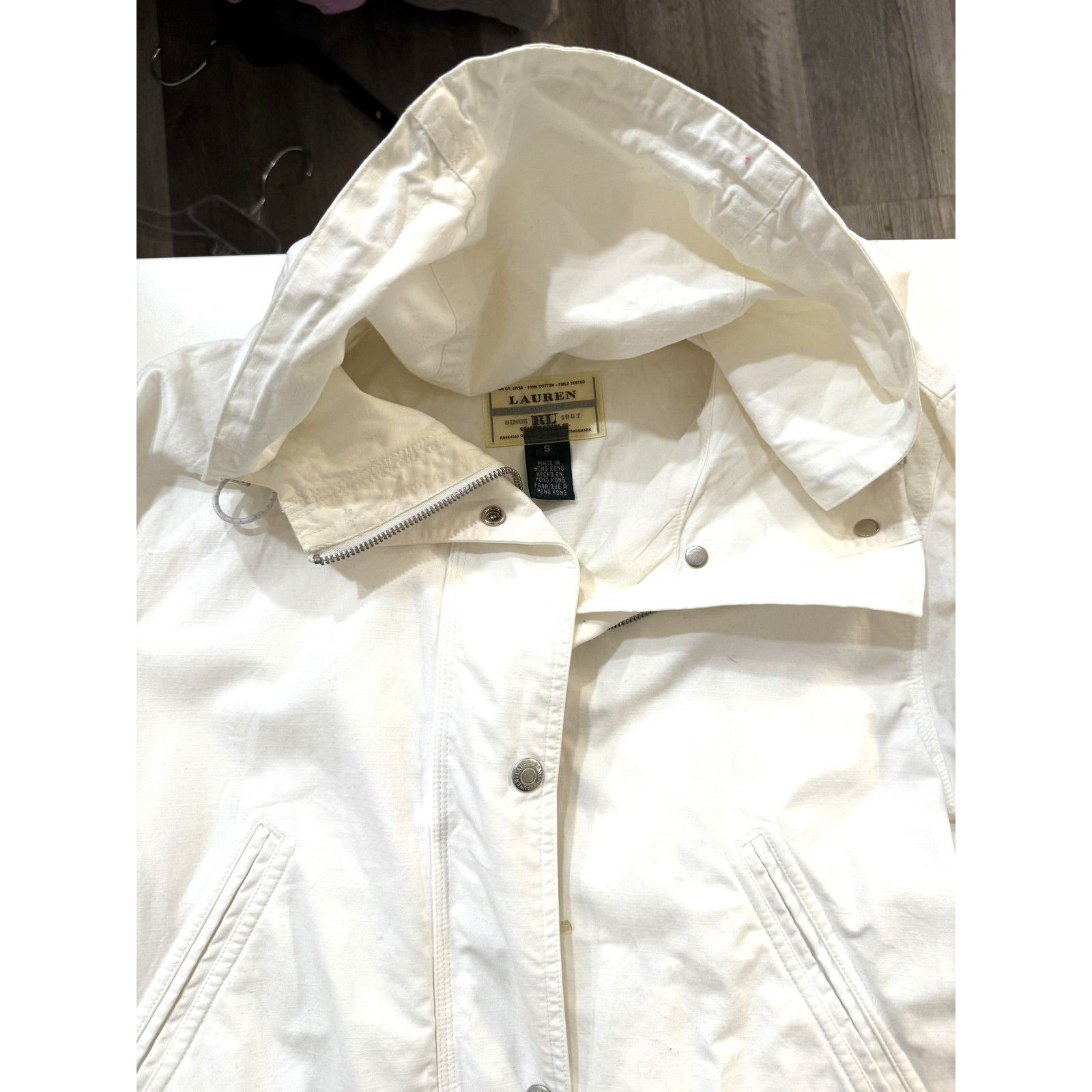 Lauren Ralph Lauren Lauren Ralph Lauren Jacket Womens SM White Utility Anorak Size S / US 4 / IT 40 - 7 Thumbnail
