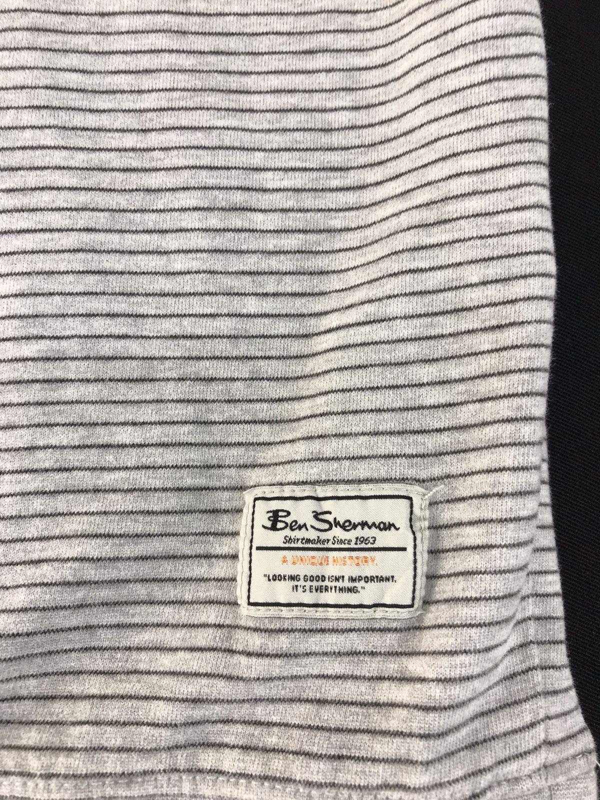 Ben Sherman × Vintage Vintage Sweatshirt Ben Sherman Design Striped Style Size US M / EU 48-50 / 2 - 4 Thumbnail
