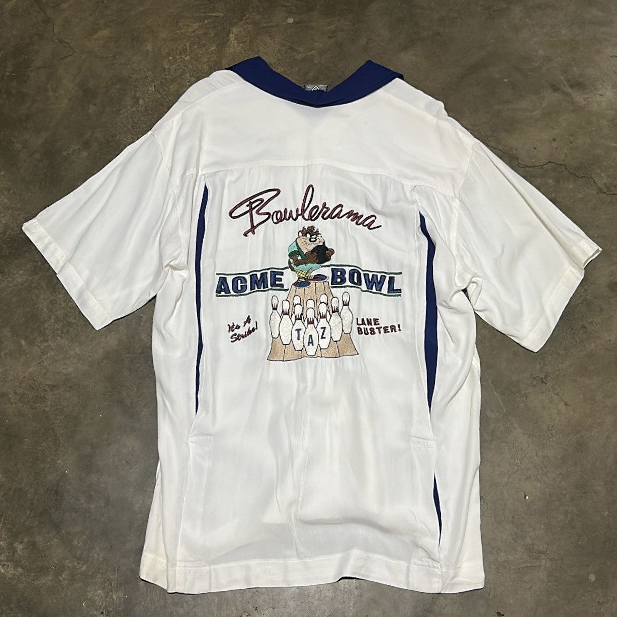 Vintage × Warner Bros ACME BOWL TAZ BY WARNER BROS 1993 - S Size US L / EU 52-54 / 3 - 2 Thumbnail