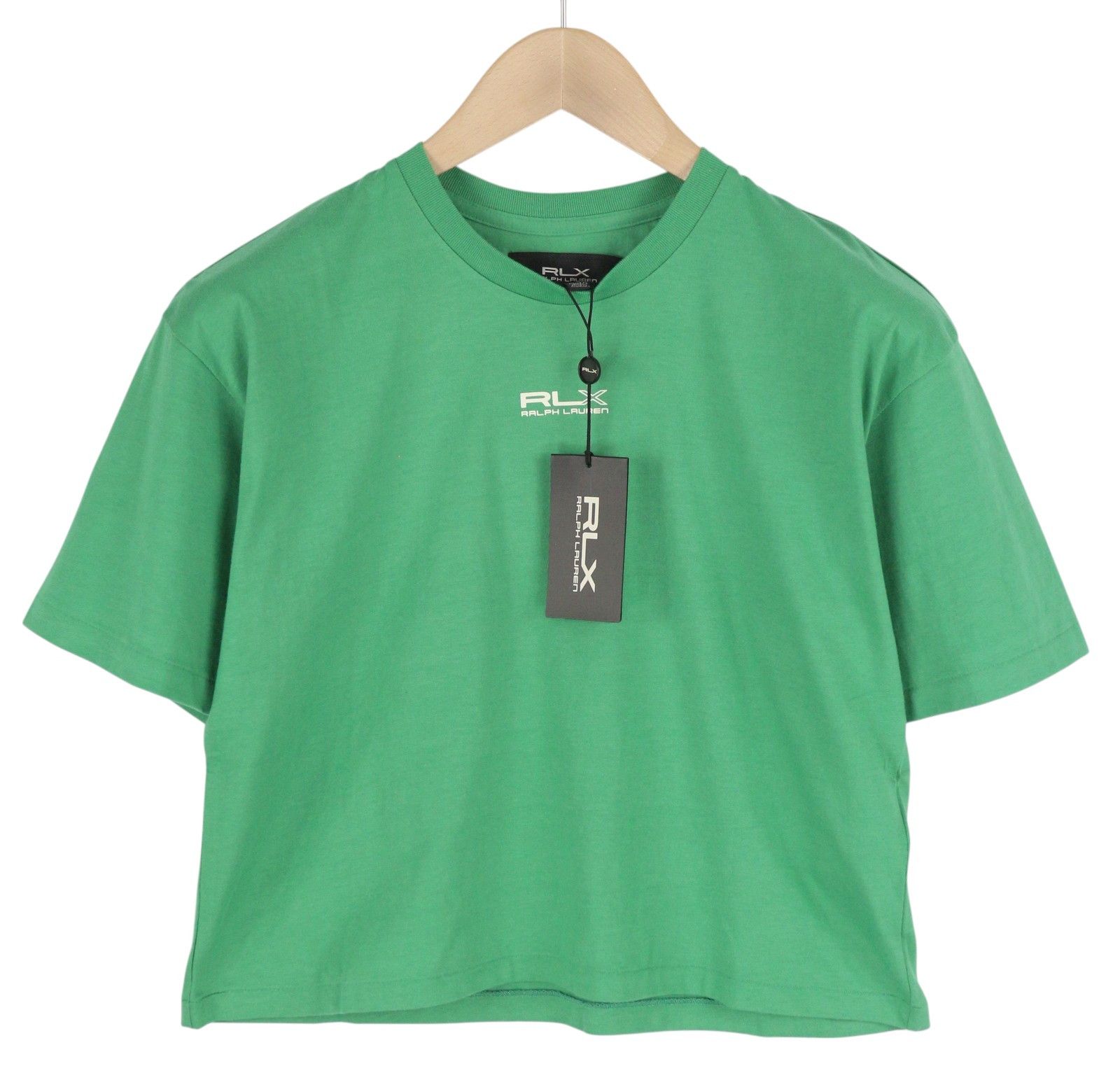 RLX Ralph Lauren M Green Tricot Stretch Tee 84727 Size M / US 6-8 / IT 42-44 - 1 Thumbnail