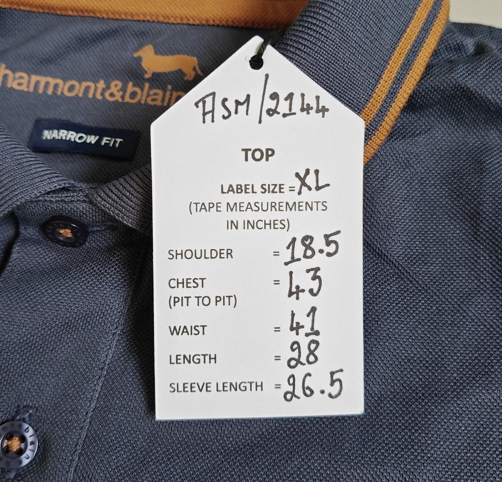 Harmont & Blaine Harmont & Blaine Longsleeves Polo Shirt ASM/2144 Size US XL / EU 56 / 4 - 6 Thumbnail