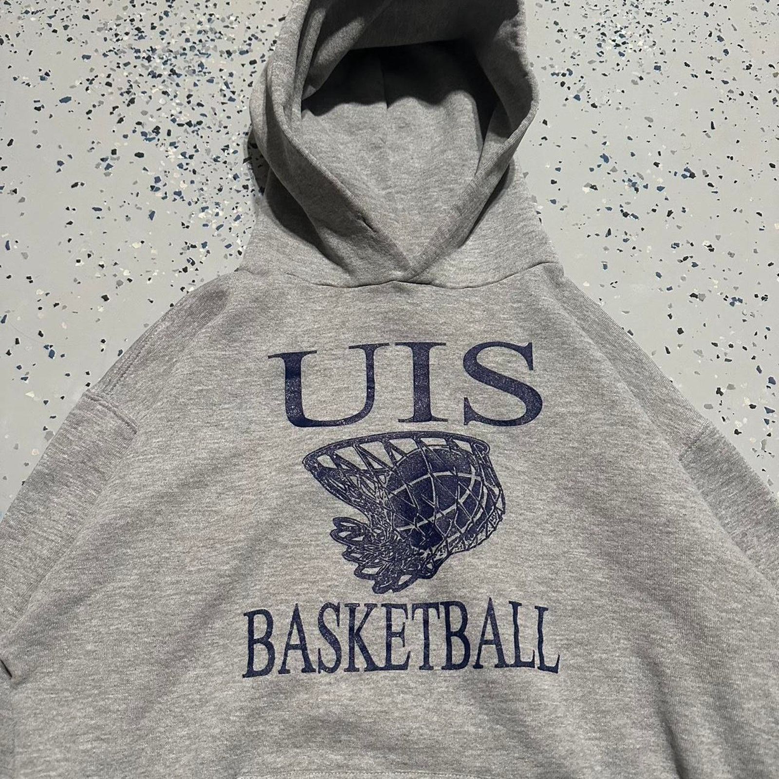 Russell Athletic Vintage 90s UIS Basketball Grey Russell Athletics Hoodie Size US M / EU 48-50 / 2 - 2 Thumbnail