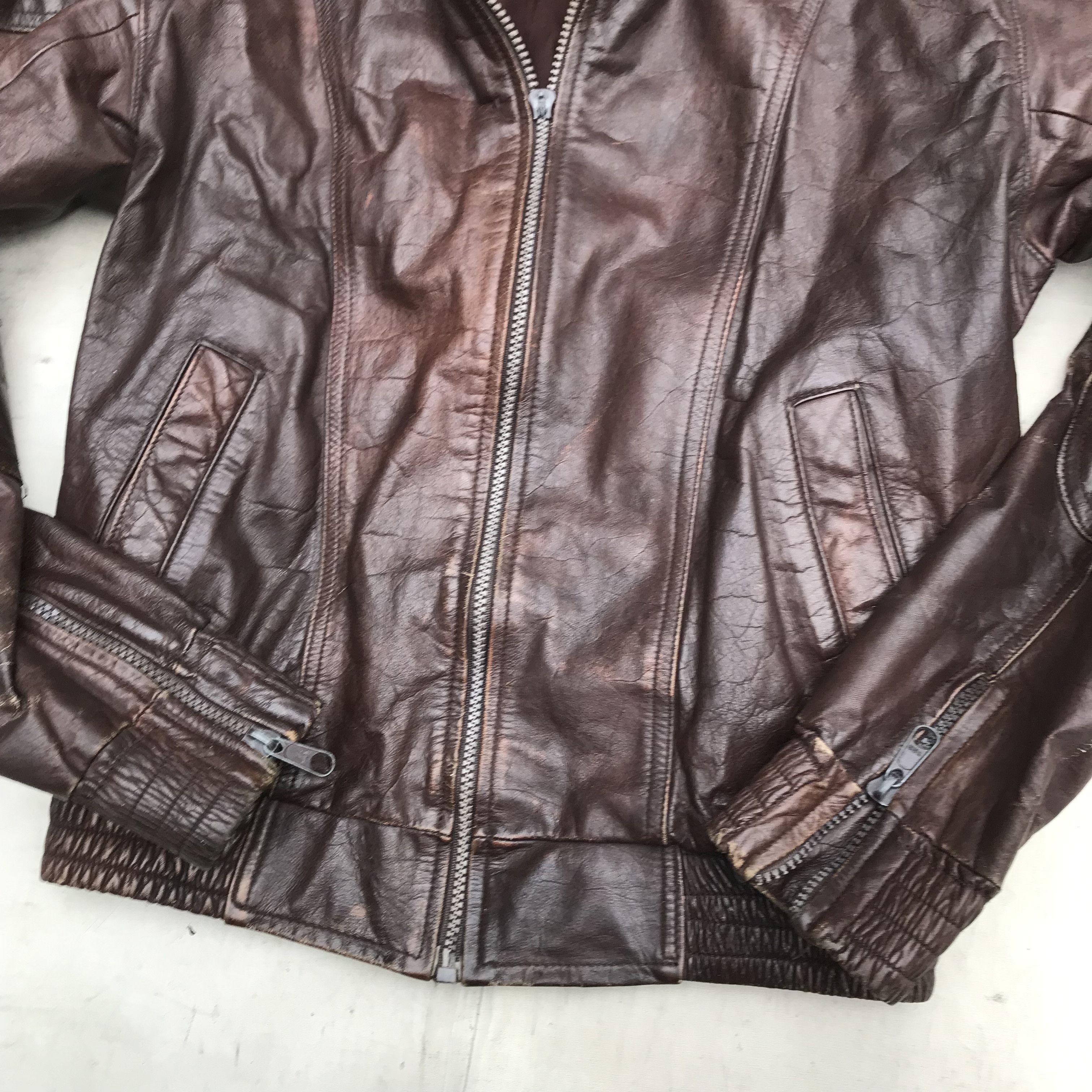 Stadium Goods Vintage Stadium Helmet project 8 Leather Sport Bike Jacket Size US M / EU 48-50 / 2 - 4 Thumbnail