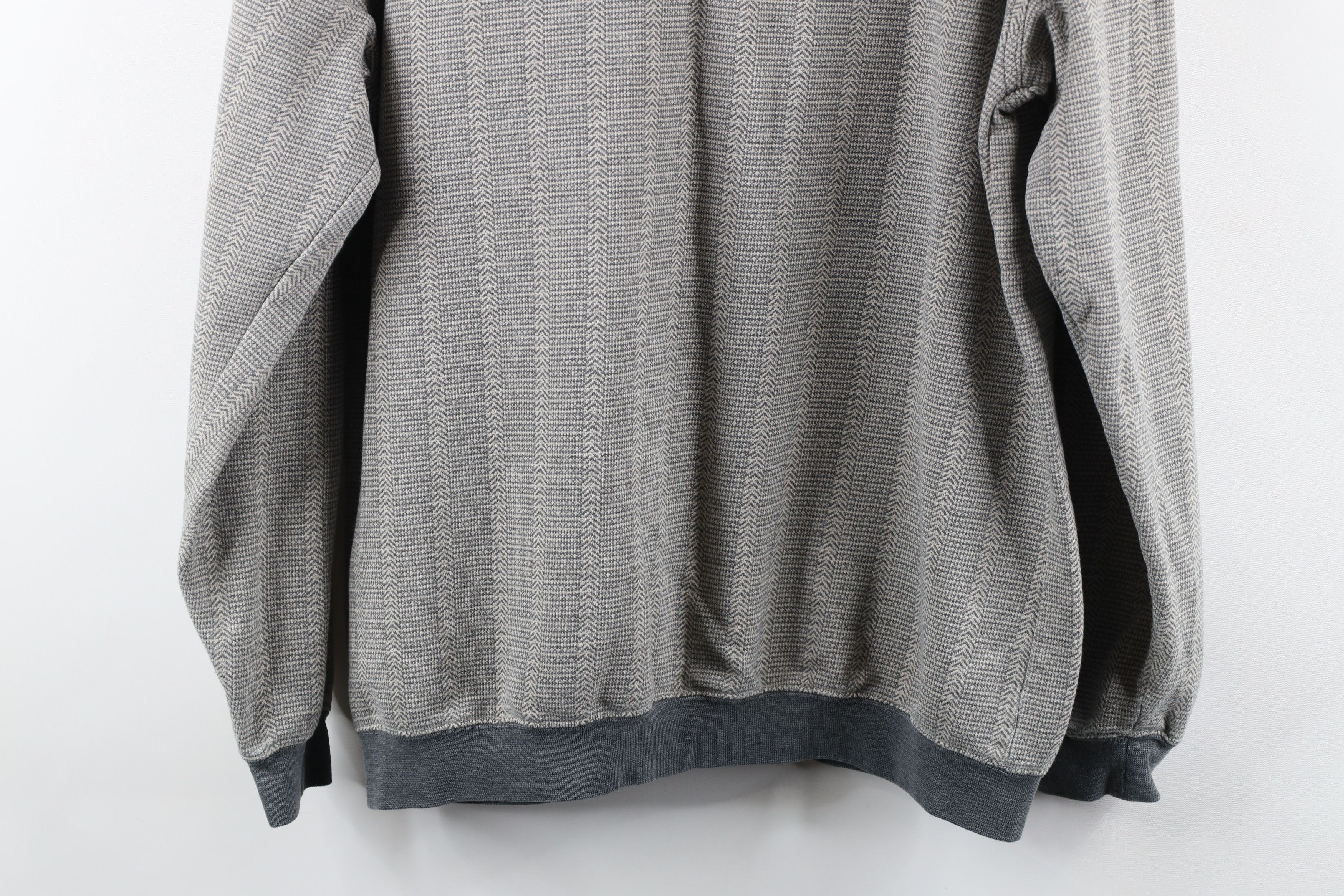 Vintage Vintage 90s Streetwear Faded Geometric Long Sleeve Polo Size US L / EU 52-54 / 3 - 8 Thumbnail
