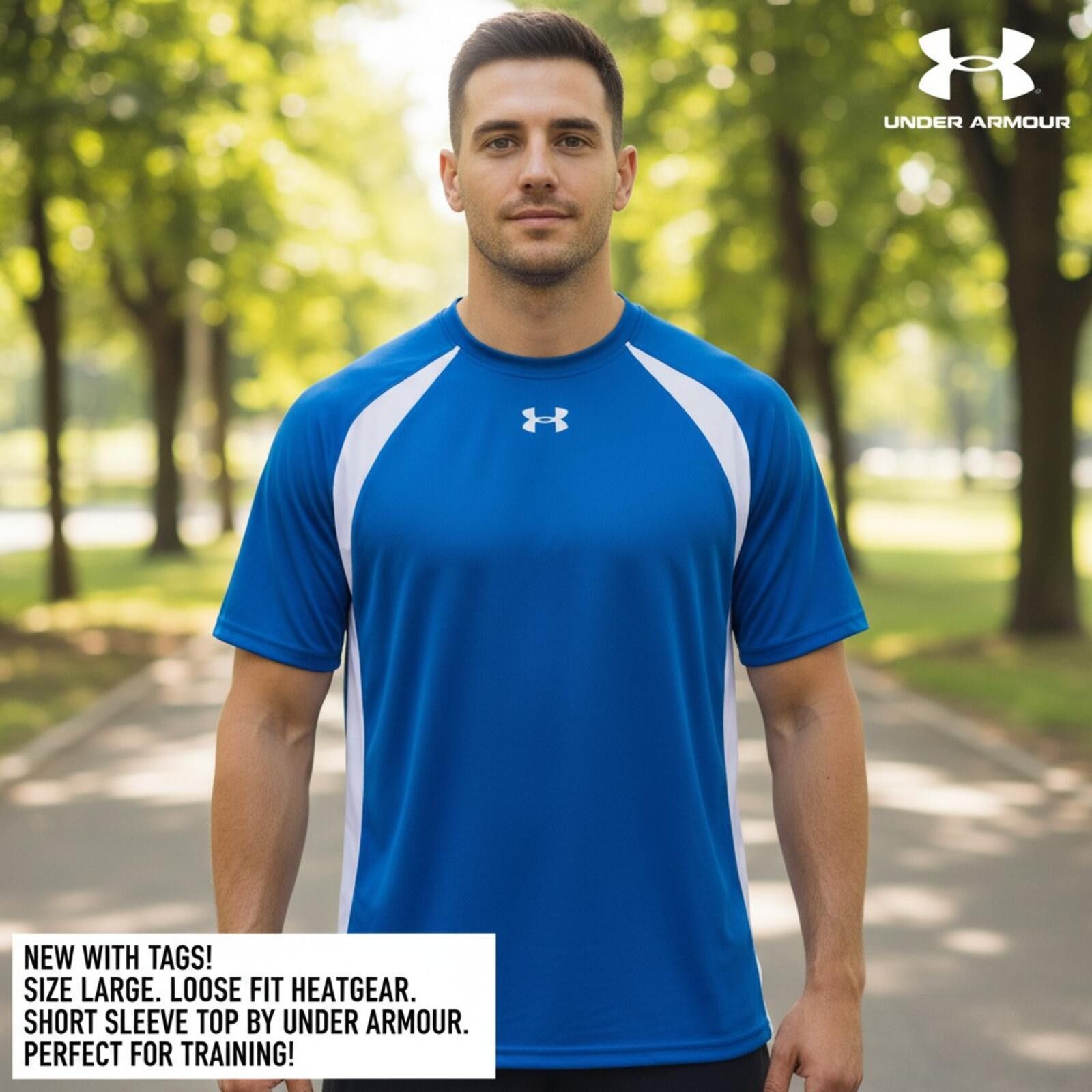 Under Armour Under Armour HeatGear Loose Fit Short Sleeve Top - Size L - Size US L / EU 52-54 / 3 - 2 Thumbnail