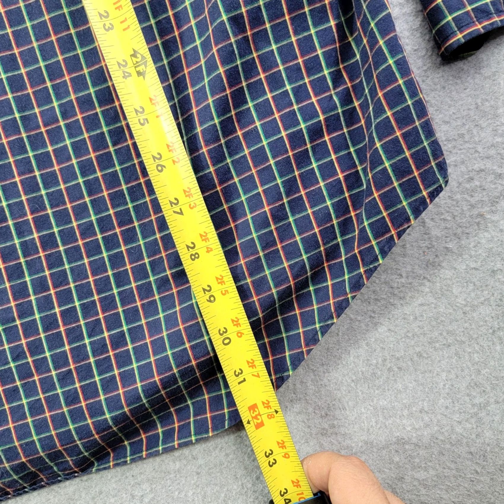 Ralph Lauren Ralph Lauren Shirt Mens Large Blue Check Long Sleeve Button Down Blake Cotton Size US L / EU 52-54 / 3 - 7 Thumbnail