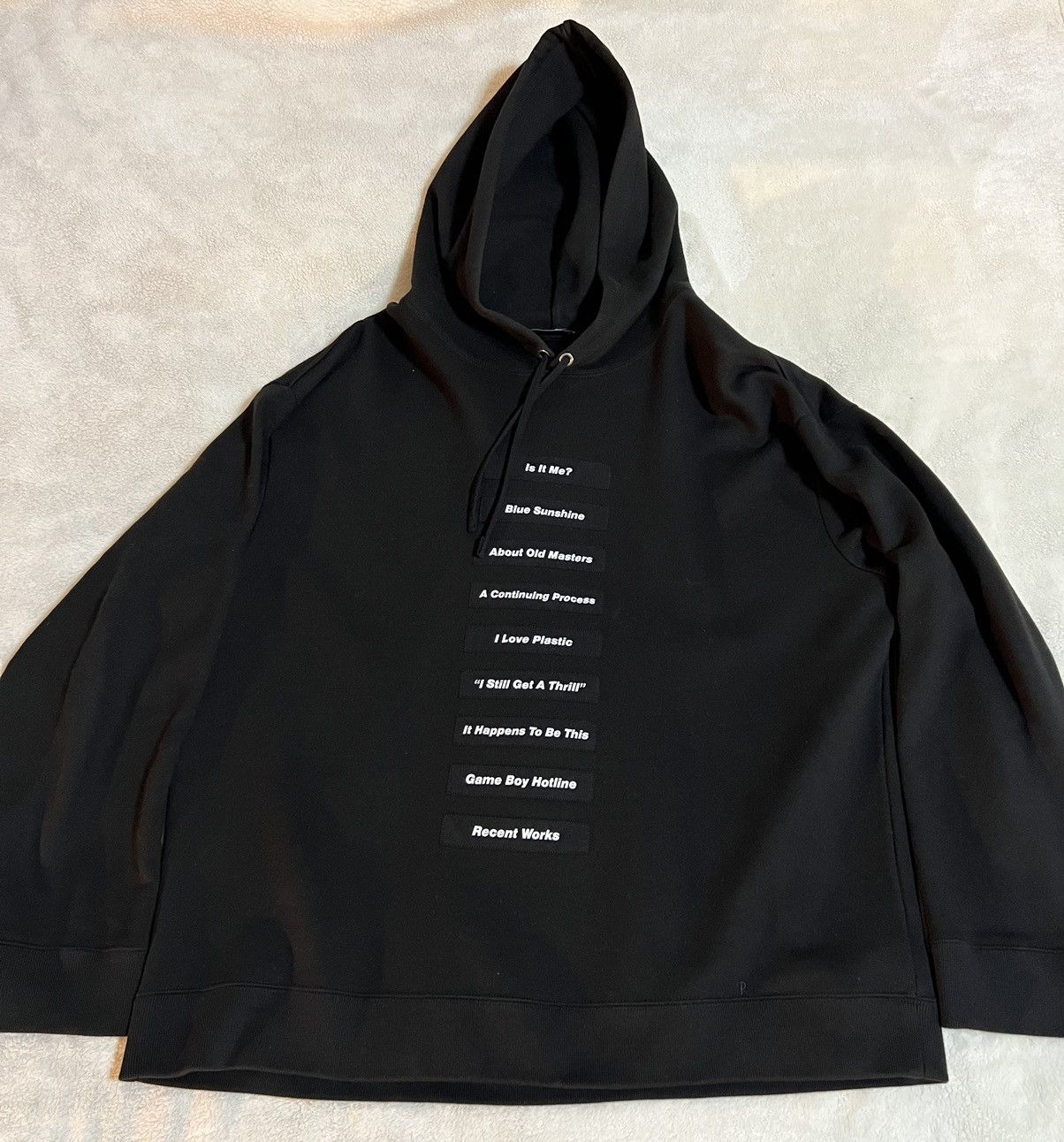 Raf Simons RAF Simons x Peter Saville, Wording Classic Hoodie Size US M / EU 48-50 / 2 - 4 Thumbnail