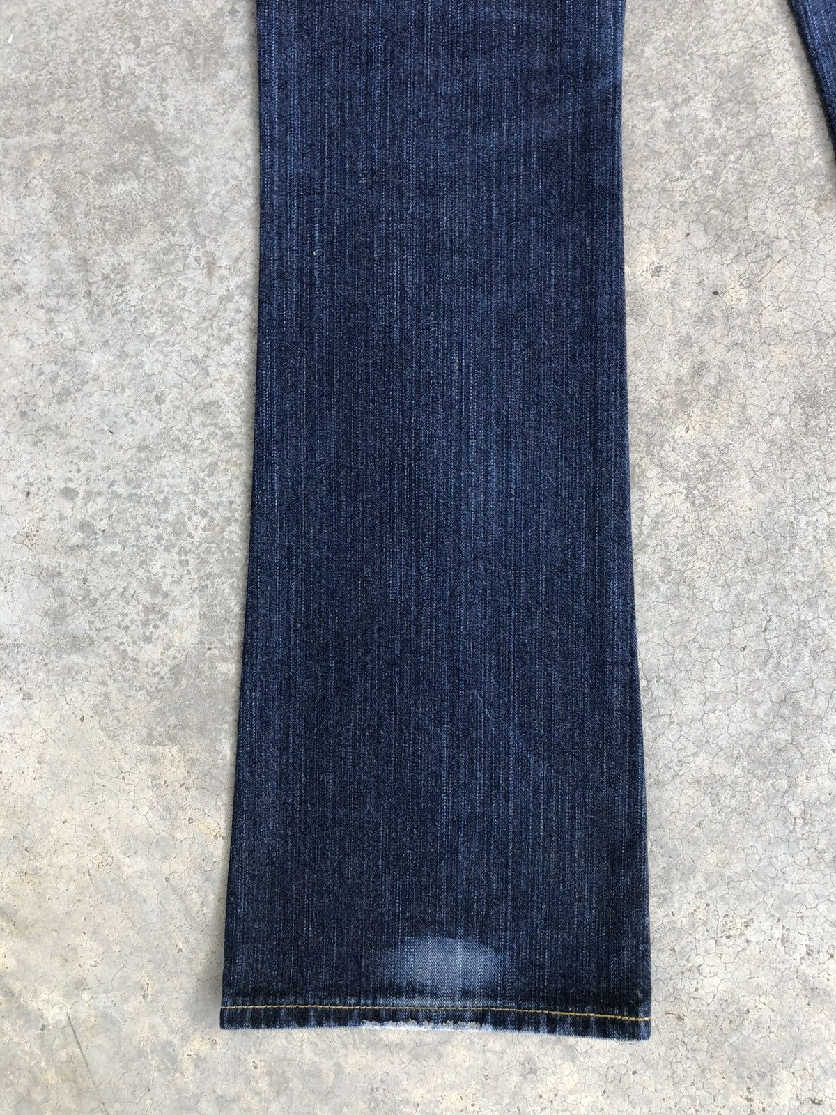 If Six Was Nine Japanese Edwin Exclusive Vintage Flared Jeans Distressed Size US 30 / EU 46 - 11 Thumbnail