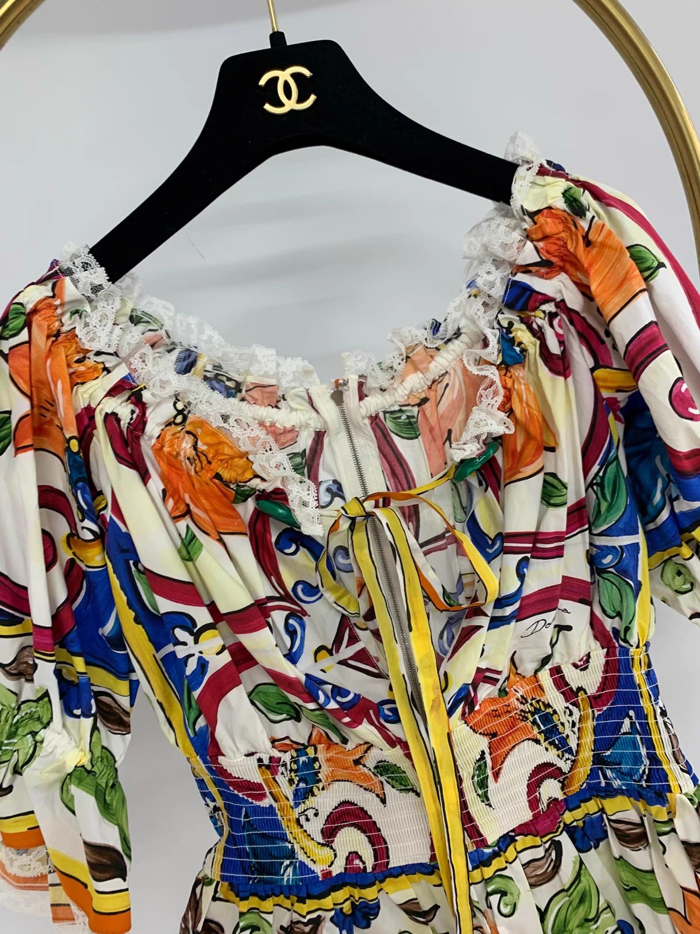Dolce & Gabbana Dolce&Gabbana women's colorful print top size 40 new Size S / US 4 / IT 40 - 2 Thumbnail