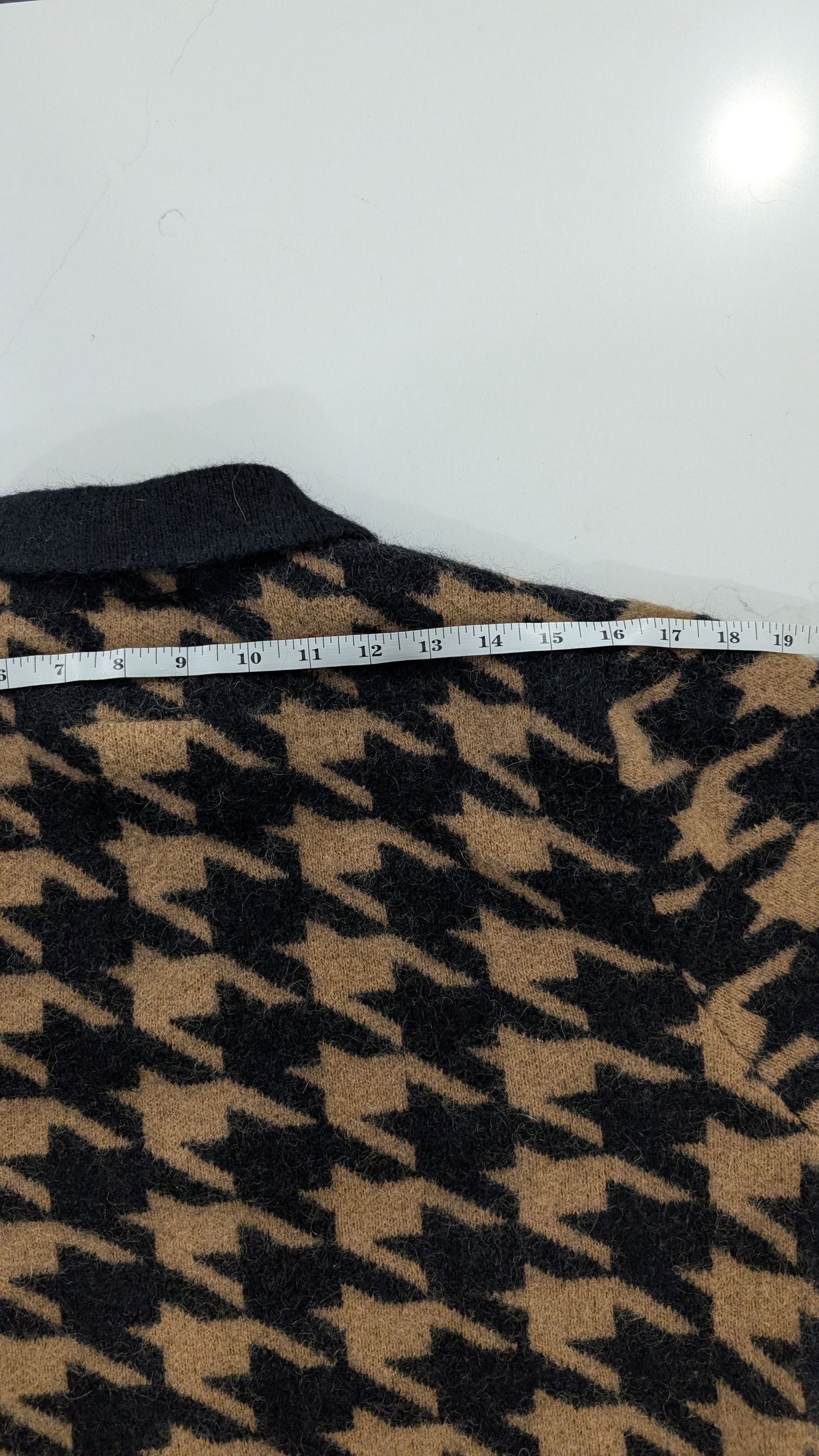 Percival Percival Houndstooth Knit Rugby Mohair Size Small Size US S / EU 44-46 / 1 - 10 Thumbnail