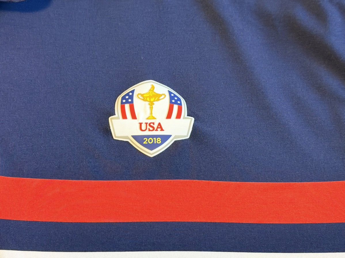 RLX Ralph Lauren RLX Ralph Lauren Golf Polo Shirt Blue USA Ryder Cup 2018 Size US XXL / EU 58 / 5 - 2 Thumbnail