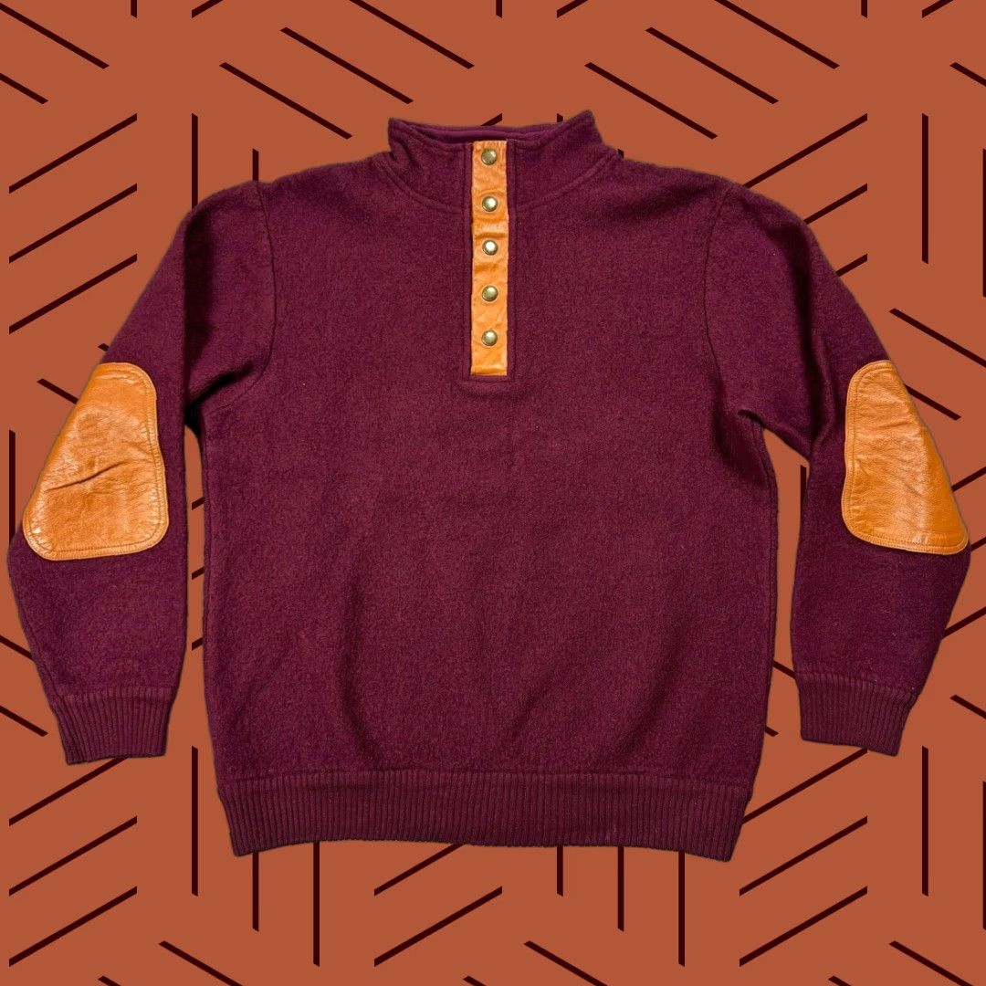 Orvis VINTAGE Orvis Merino Wool Sweater Men's Size M Long Sleeve Knit Pullover Casual Fall Winter Red Size US M / EU 48-50 / 2 - 1 Thumbnail