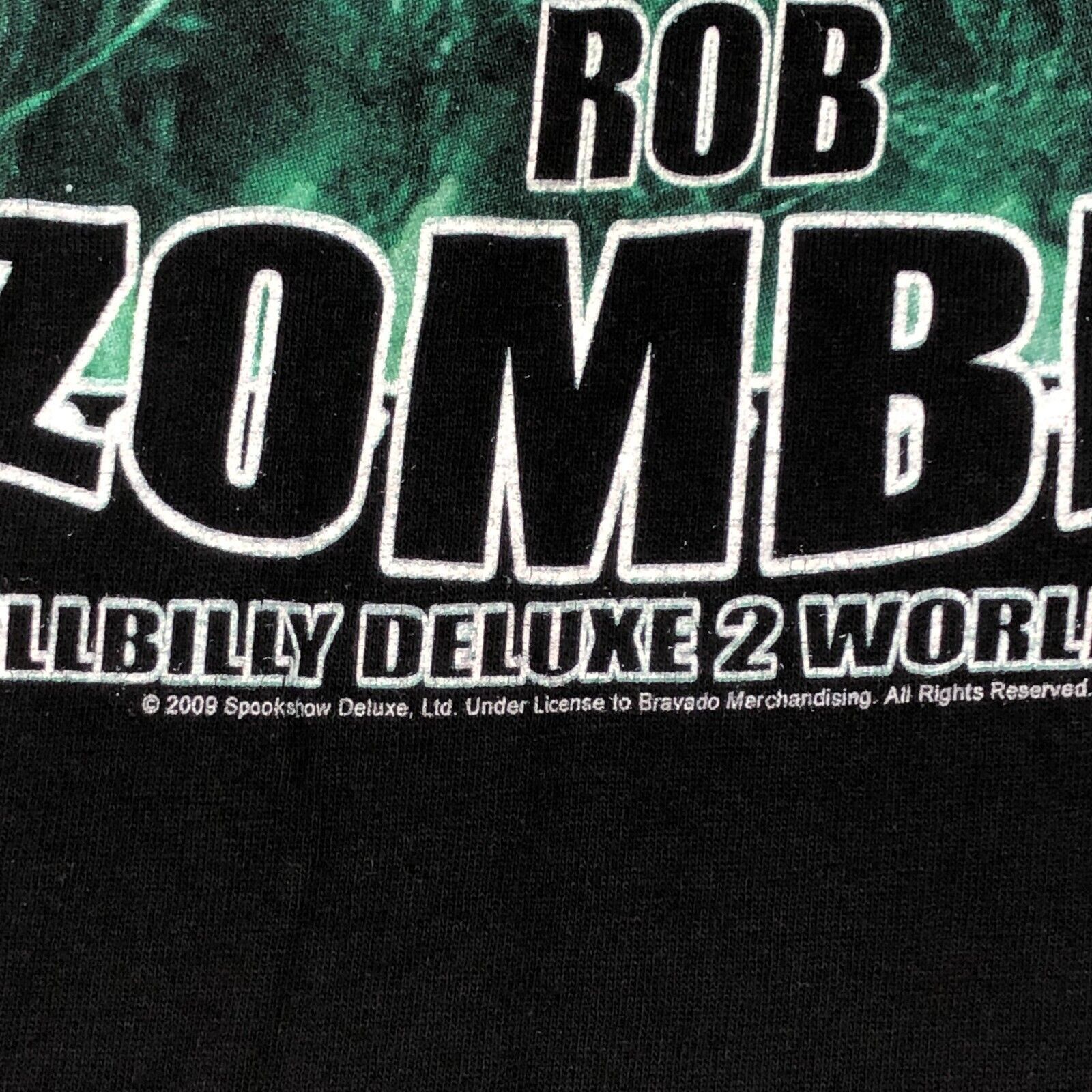 Vintage 2009 Rob Zombie Hellbilly World Tour Tee T Shirt size Medium Size US M / EU 48-50 / 2 - 3 Thumbnail