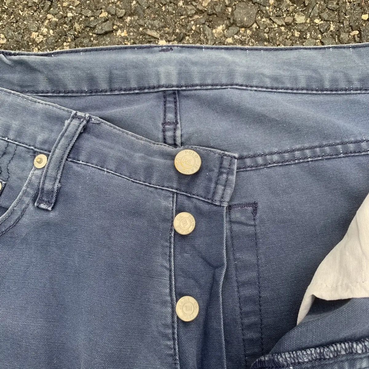 Polo Ralph Lauren RL POLO JEANS RALPH LAUREN TROUSERS FADED BUTTON FLY PANTS Size US 29 - 6 Thumbnail