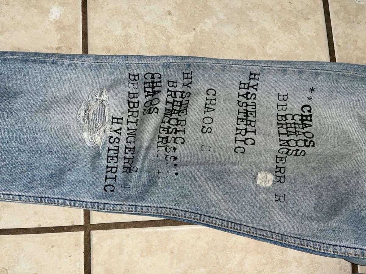 Hysteric Glamour hysteric glamour chaos bringer denim Size US 30 / EU 46 - 2 Thumbnail