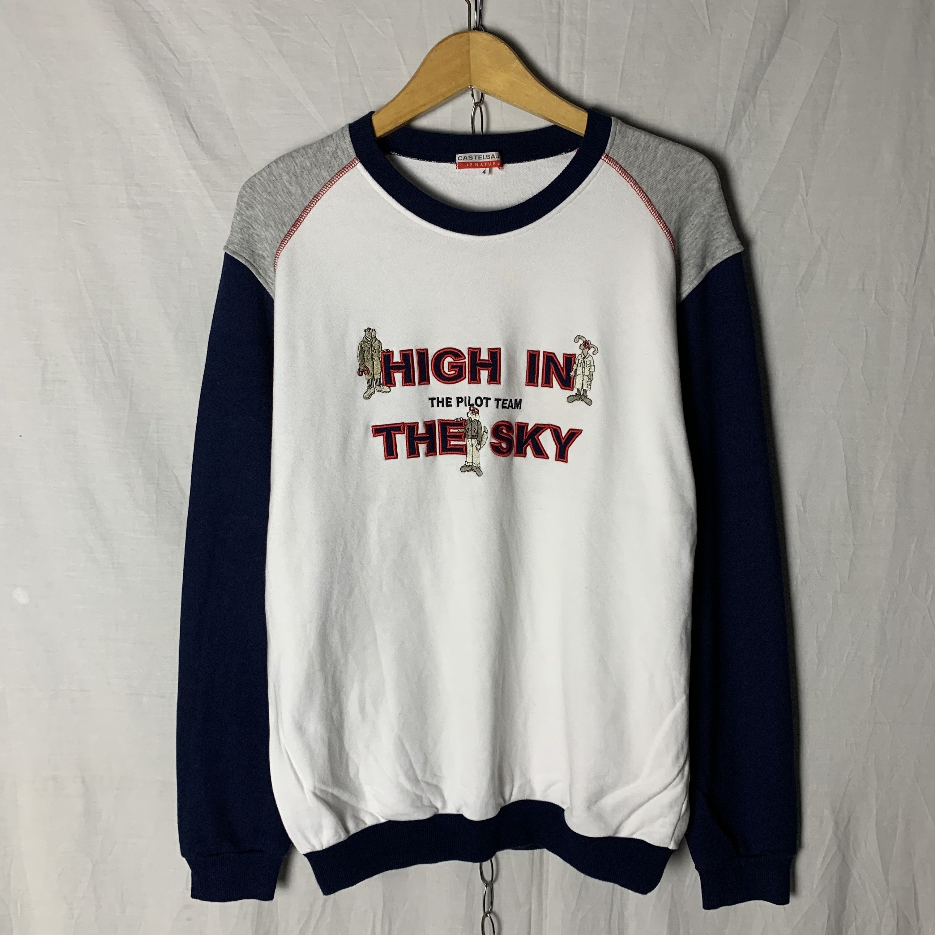 Jean Charles De Castelbajac Vintage Castelbajac Sweatshirt Crewneck Raglan Size US M / EU 48-50 / 2 - 1 Thumbnail