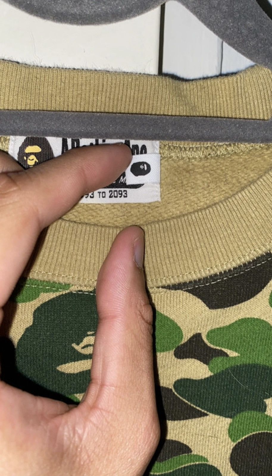 Bape Bape ABC Camo crewneck Bape print Size US L / EU 52-54 / 3 - 3 Thumbnail