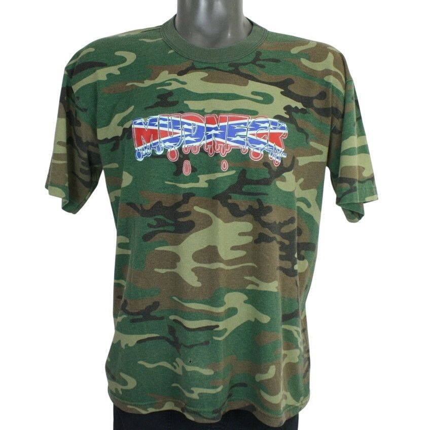 Rothco × Vintage Vintage Confederate Mudneck Camo XL Shirt Single Stitch Size US XL / EU 56 / 4 - 1 Thumbnail
