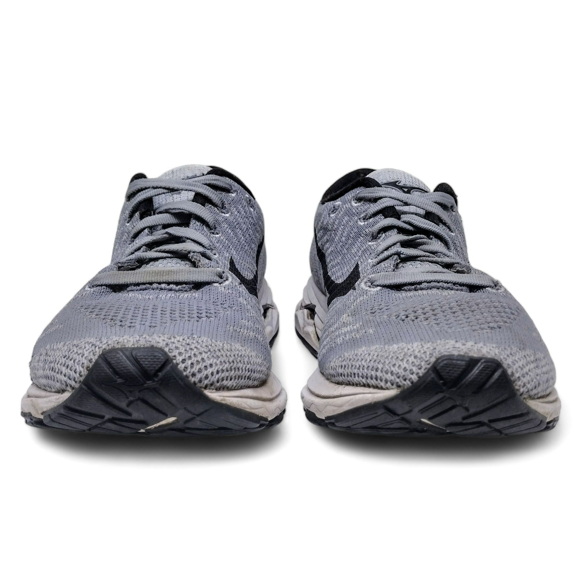 Mizuno Mizuno Waveknit R2 Grey Black Running Shoes Women's Size 8.5 Size US 8.5 / EU 41-42 - 6 Thumbnail