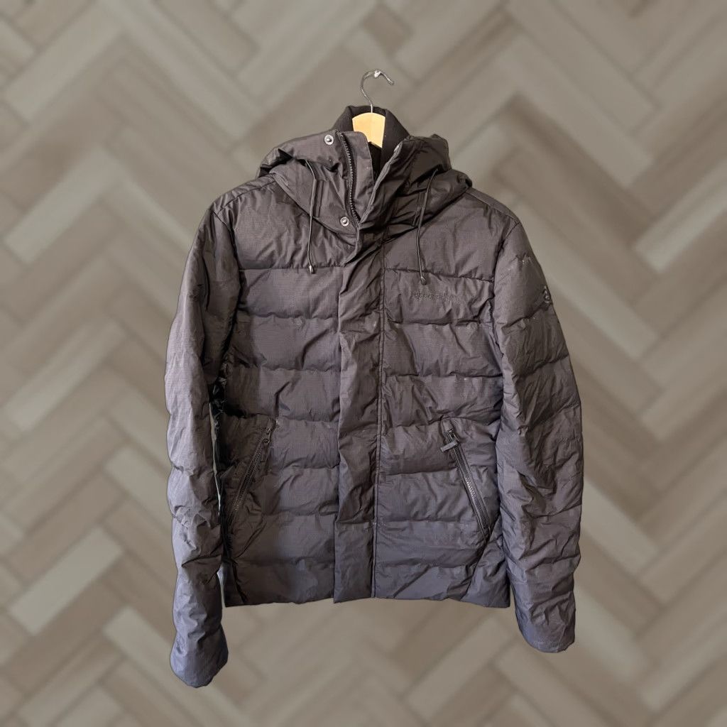 Vintage Apparadigm Black Long Sleeve Snap Front Down Puffer Womens Jacket M Size Jacket Womens Puffer Black Down Nylon Lining Winter Casual Everyday Modern Size M / US 6-8 / IT 42-44 - 1 Thumbnail
